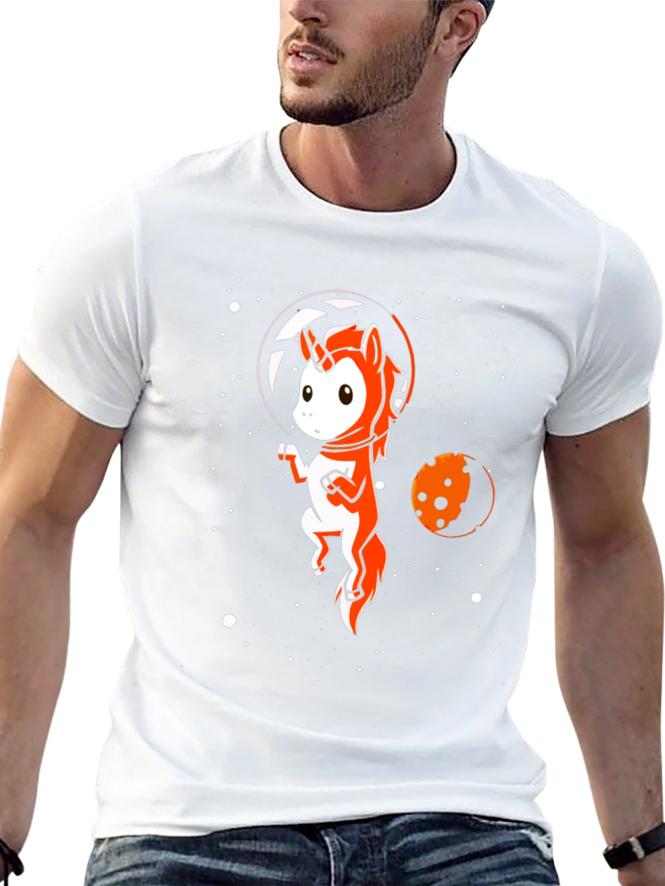 Unicorn Astronaut T-Shirt - Space Adventure