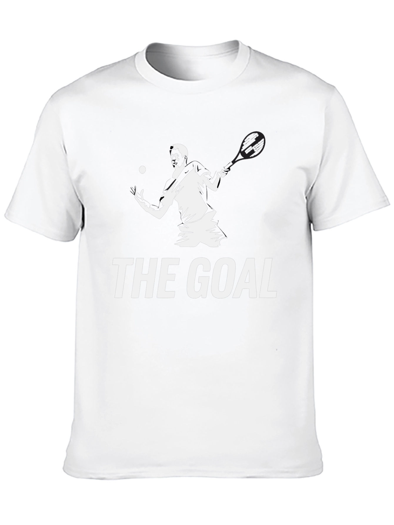 The Goal Graphic Tee - Tennis Player Design