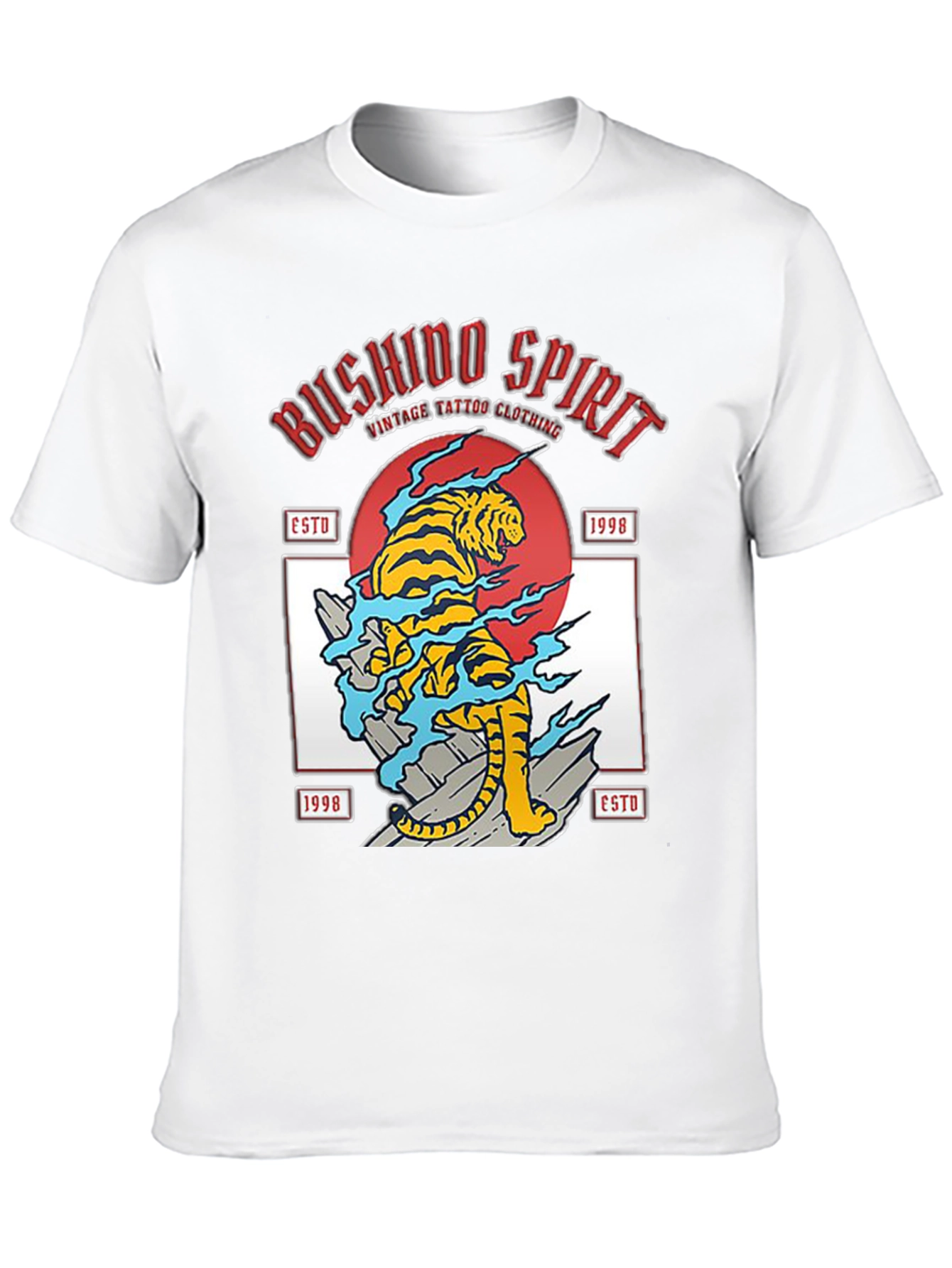 Bushido Spirit Tiger Graphic Tee