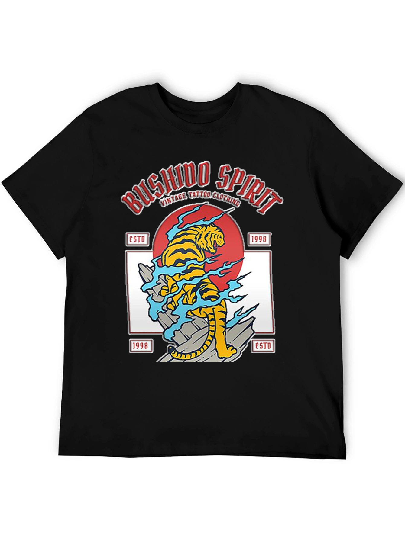 Bushido Spirit Tiger Graphic Tee