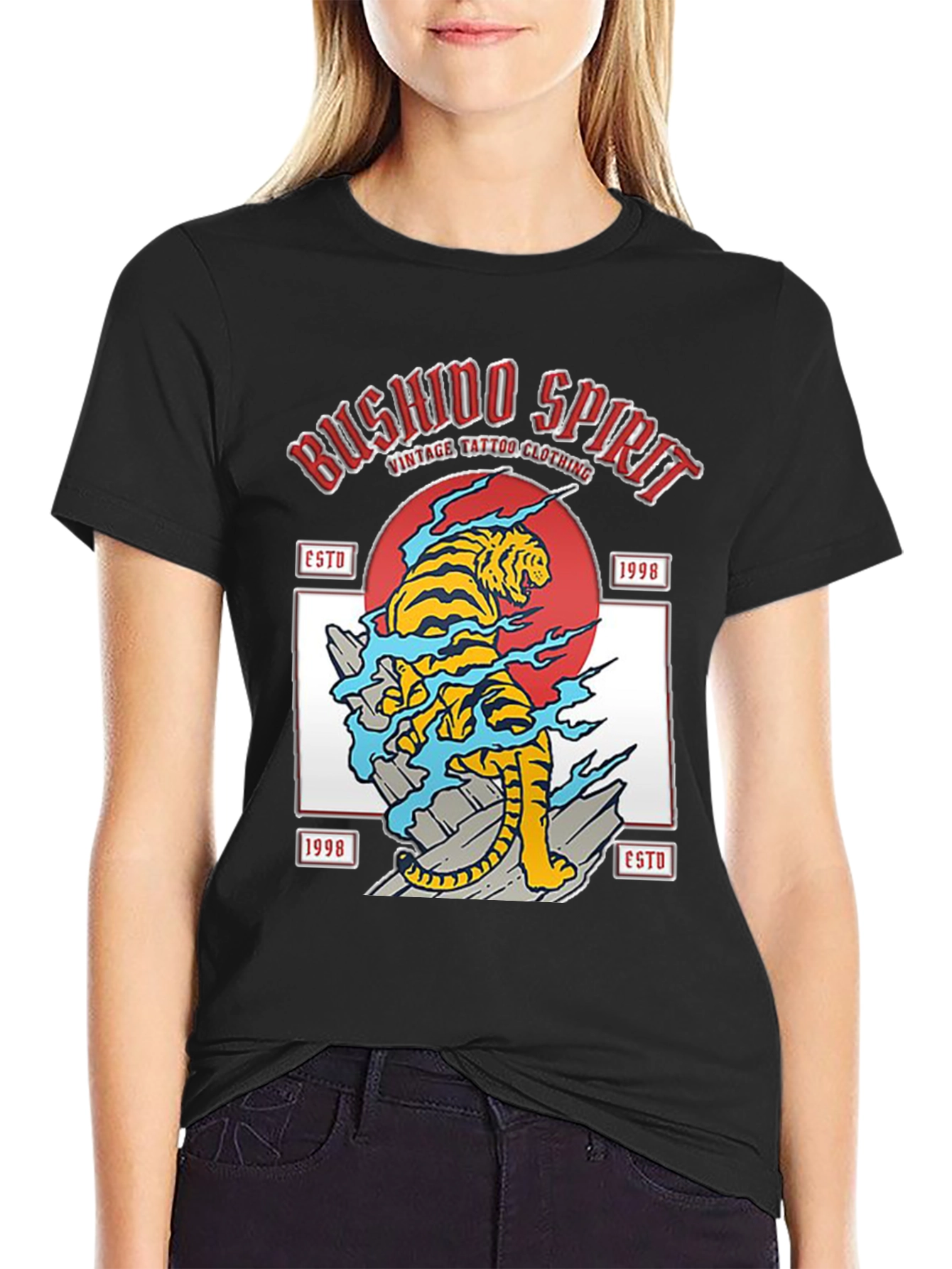 Bushido Spirit Tiger Graphic Tee