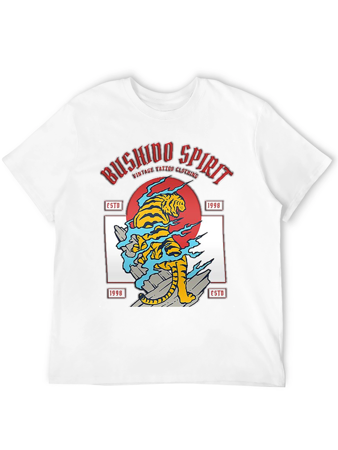 Bushido Spirit Tiger Graphic Tee