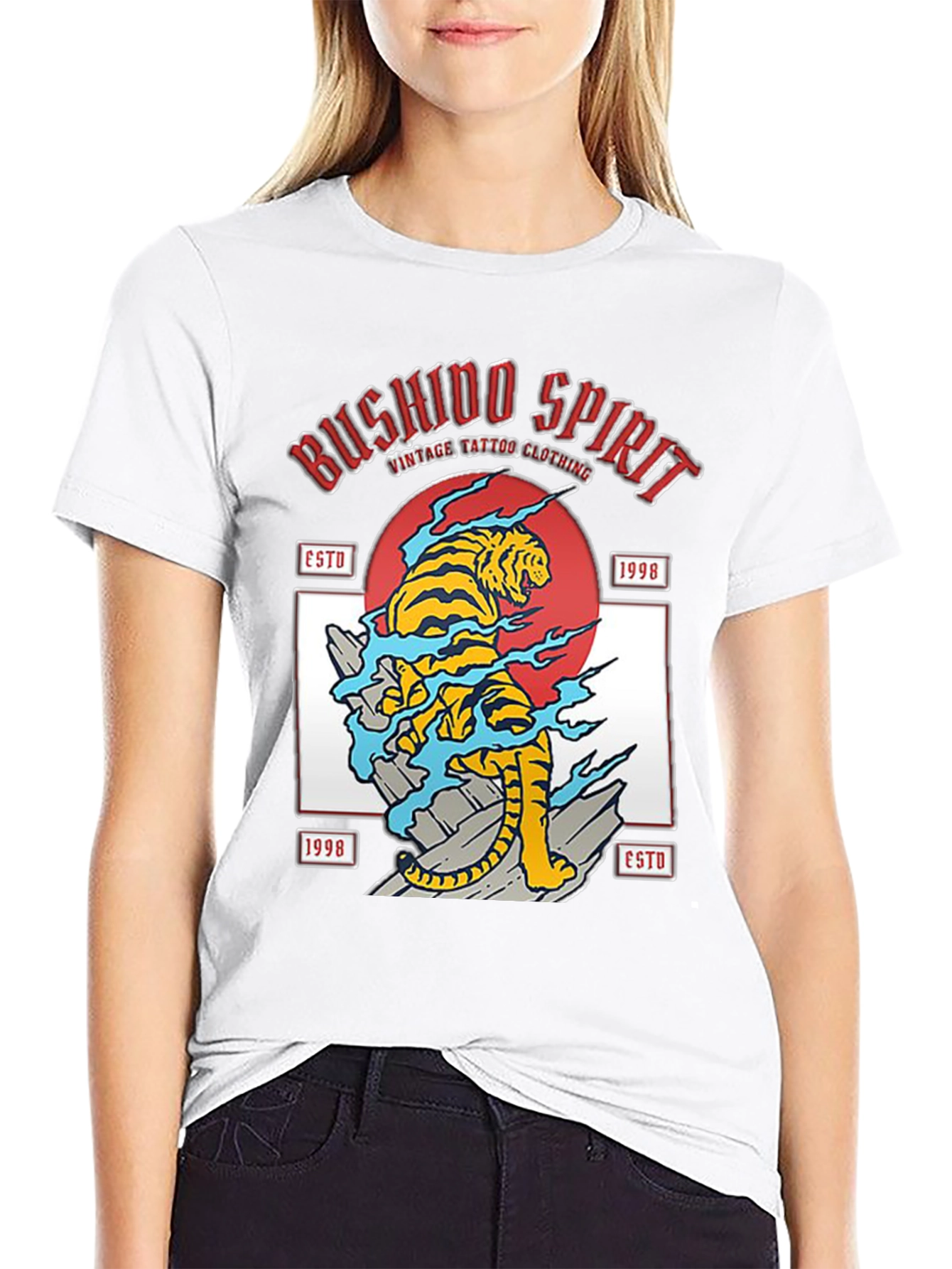 Bushido Spirit Tiger Graphic Tee