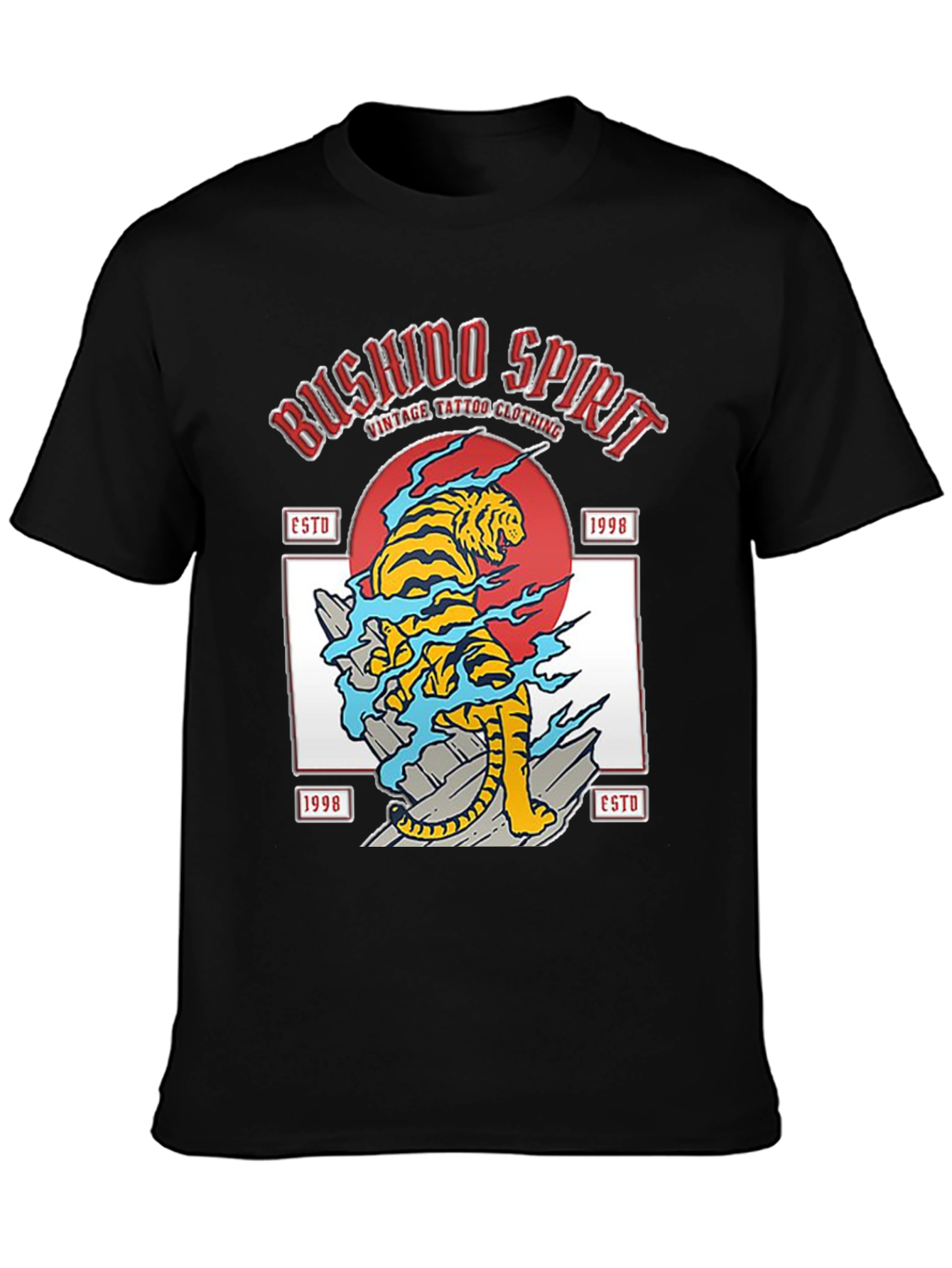 Bushido Spirit Tiger Graphic Tee