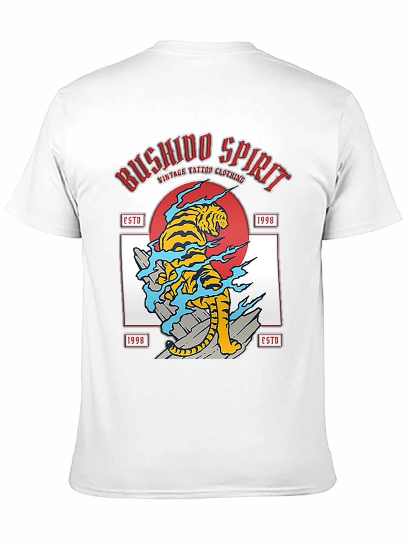 Bushido Spirit Tiger Graphic Tee