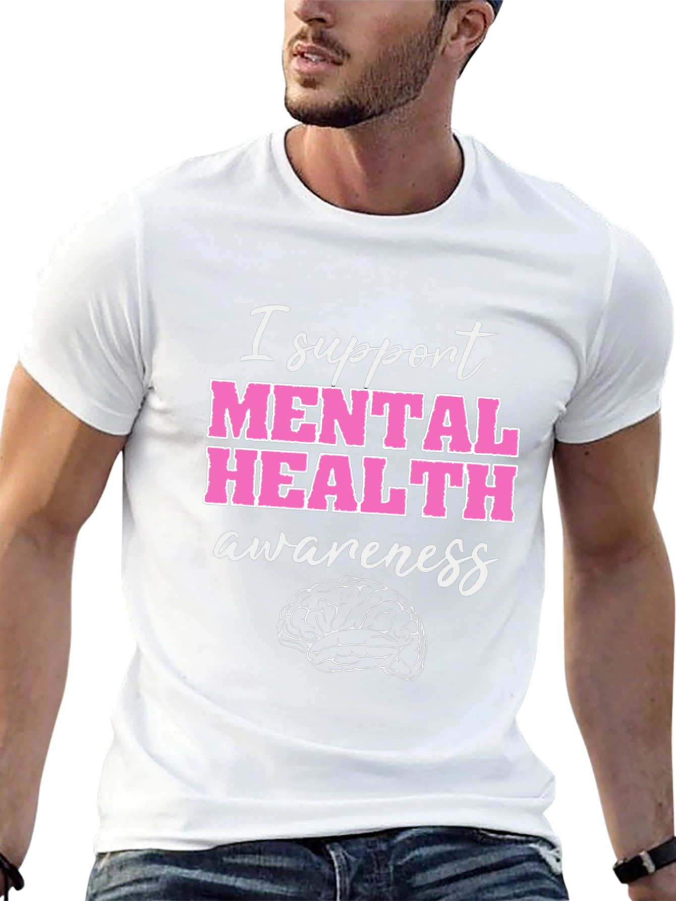 Mental Health Awareness T-Shirt - I Support