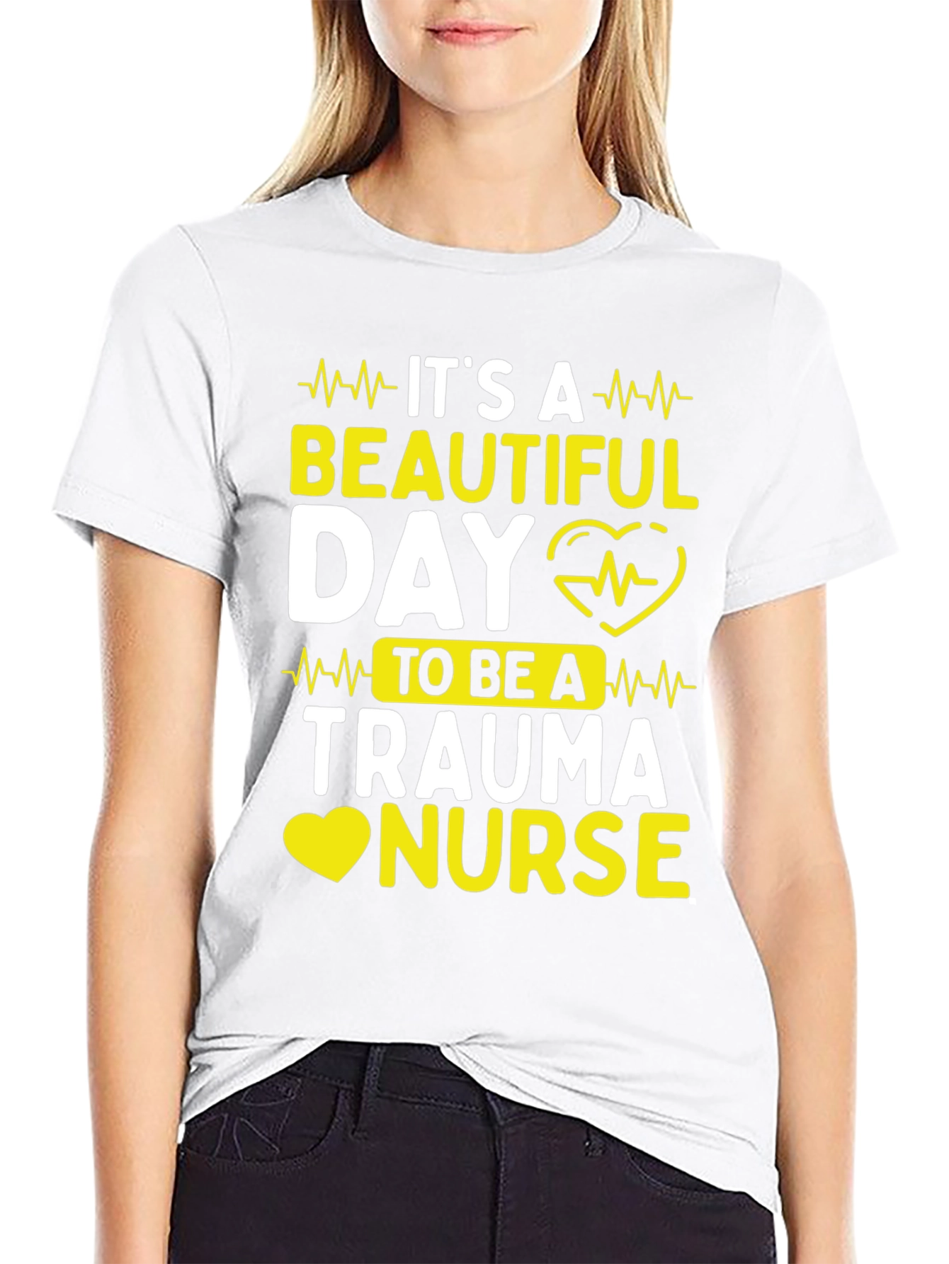 Trauma Nurse T-Shirt - Beautiful Day Tee