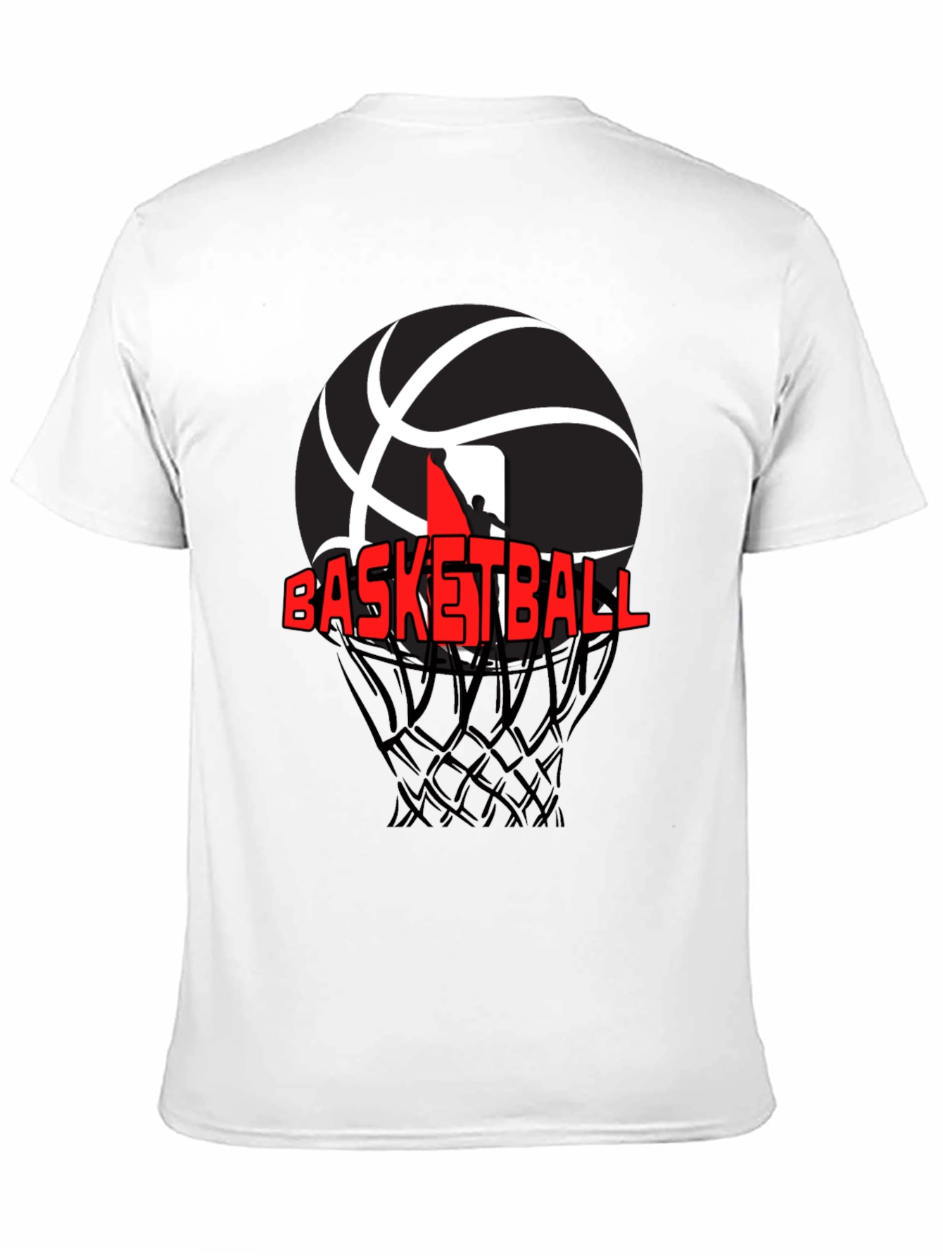 Basketball Graphic T-Shirt - Black