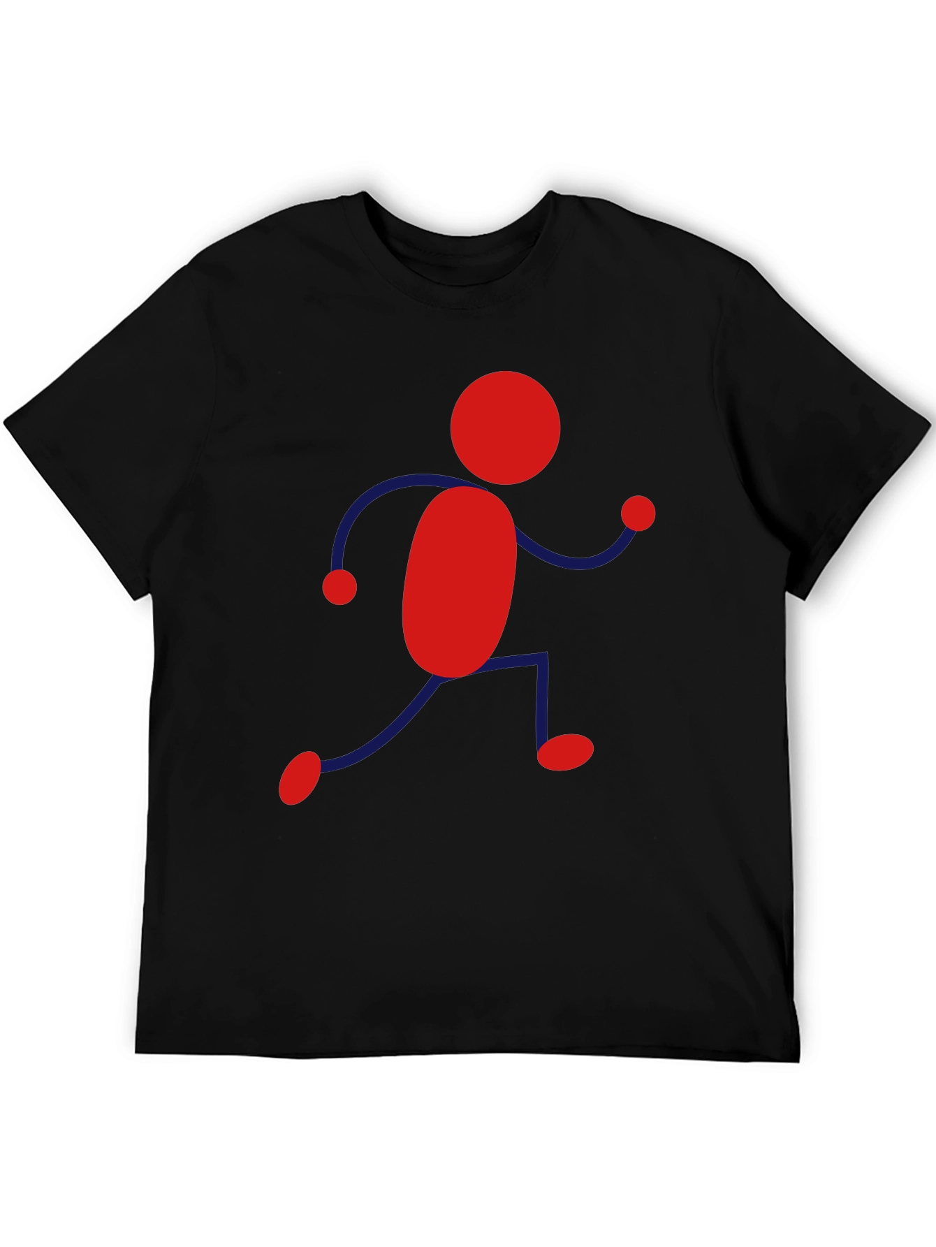 Funky Stick Figure Graphic Tee - Casual Style
