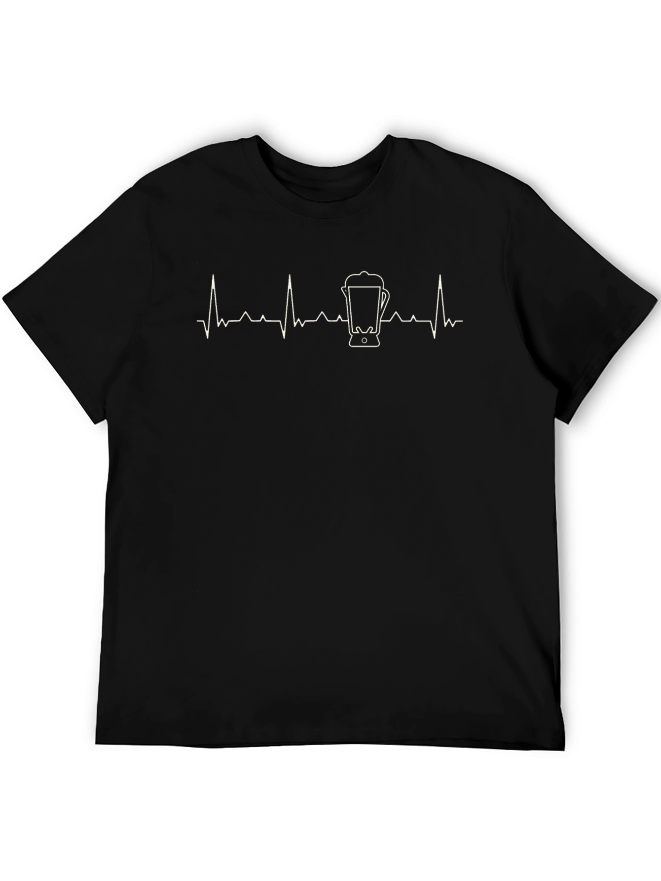 Blender Heartbeat T-Shirt - Black Crew Neck