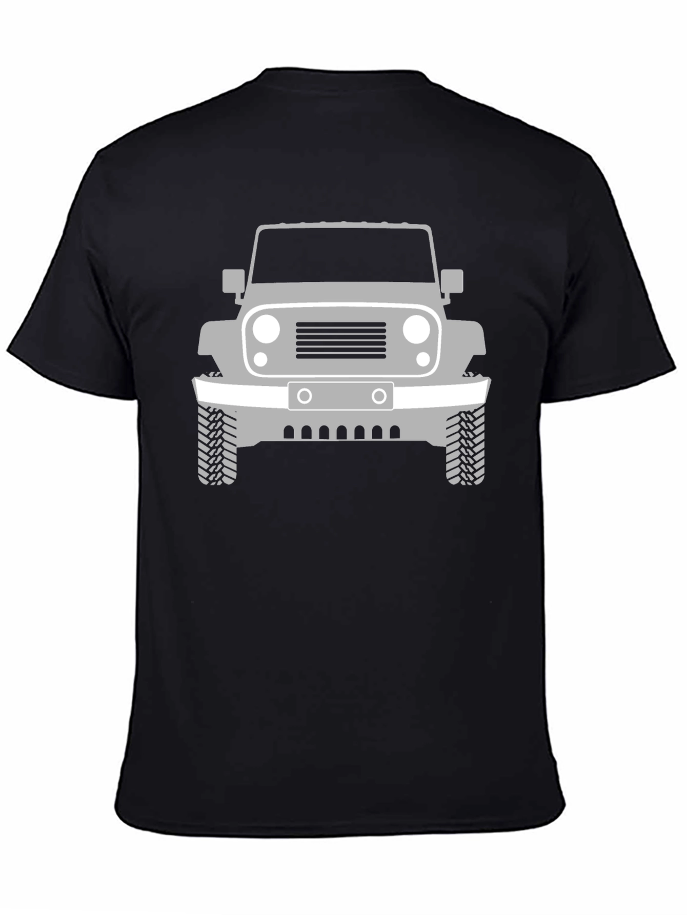 Jeep Graphic Tee - Black Cotton Blend