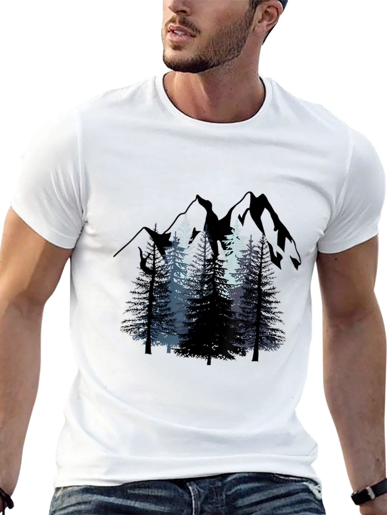 Mountain Forest Graphic T-Shirt