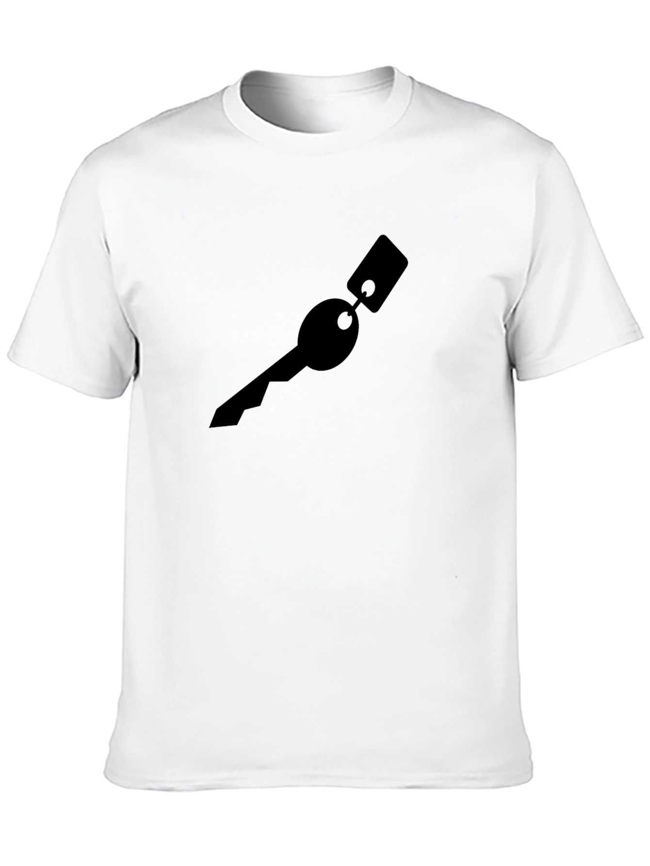 Key Graphic Black T-Shirt - Modern Style