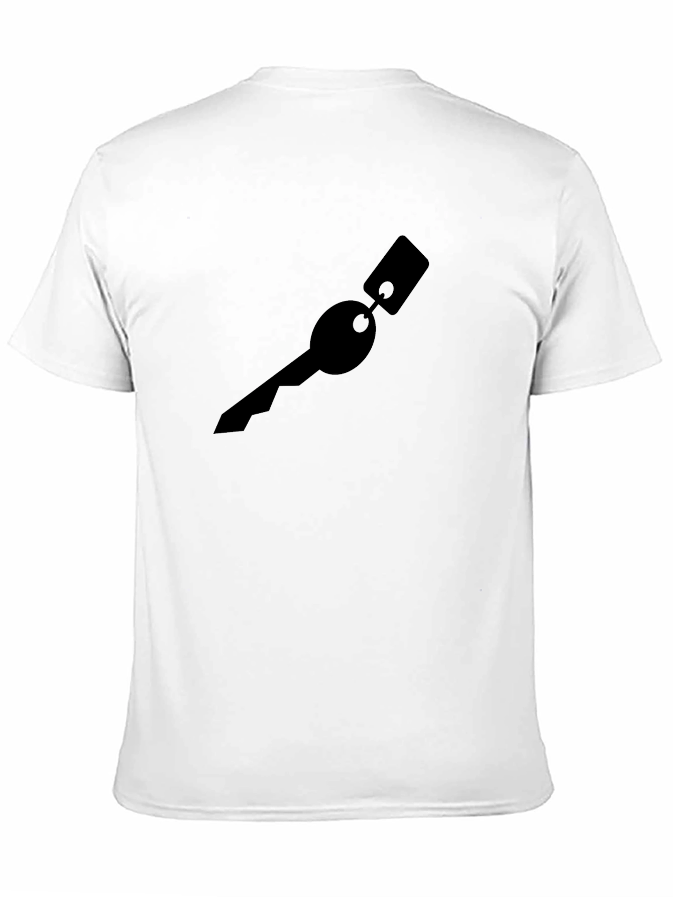 Key Graphic Black T-Shirt - Modern Style