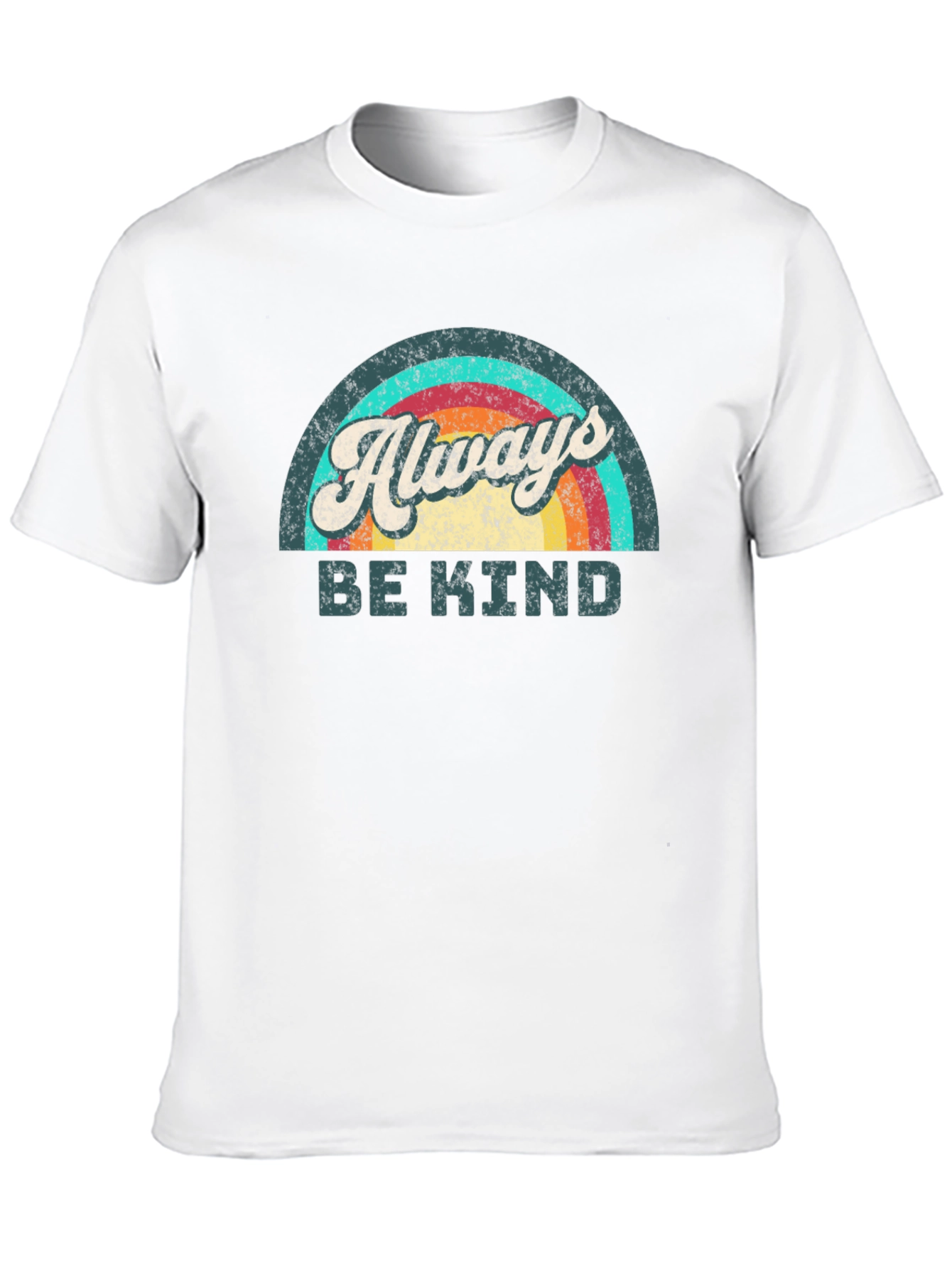 Always Be Kind Retro Rainbow T-Shirt