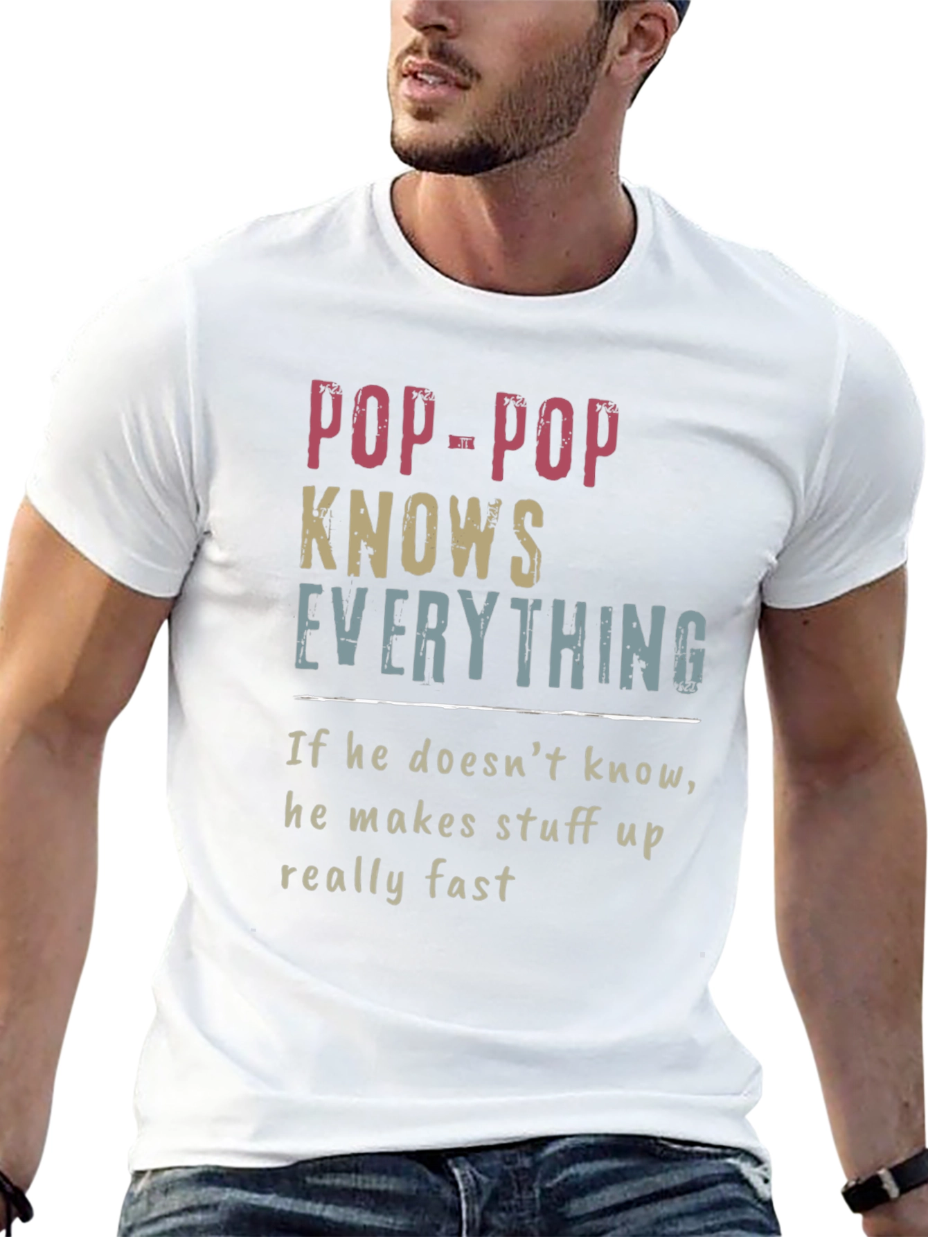 Pop-Pop Knows Everything T-Shirt