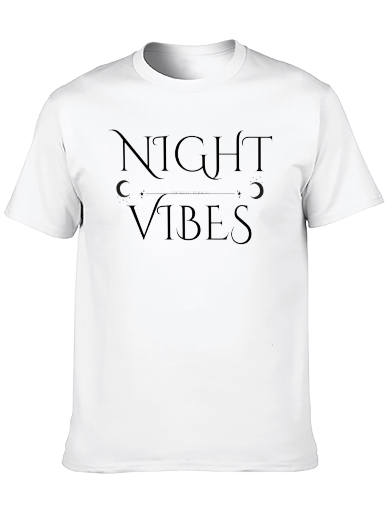 Night Vibes Graphic Tee - Soft Cotton Comfort