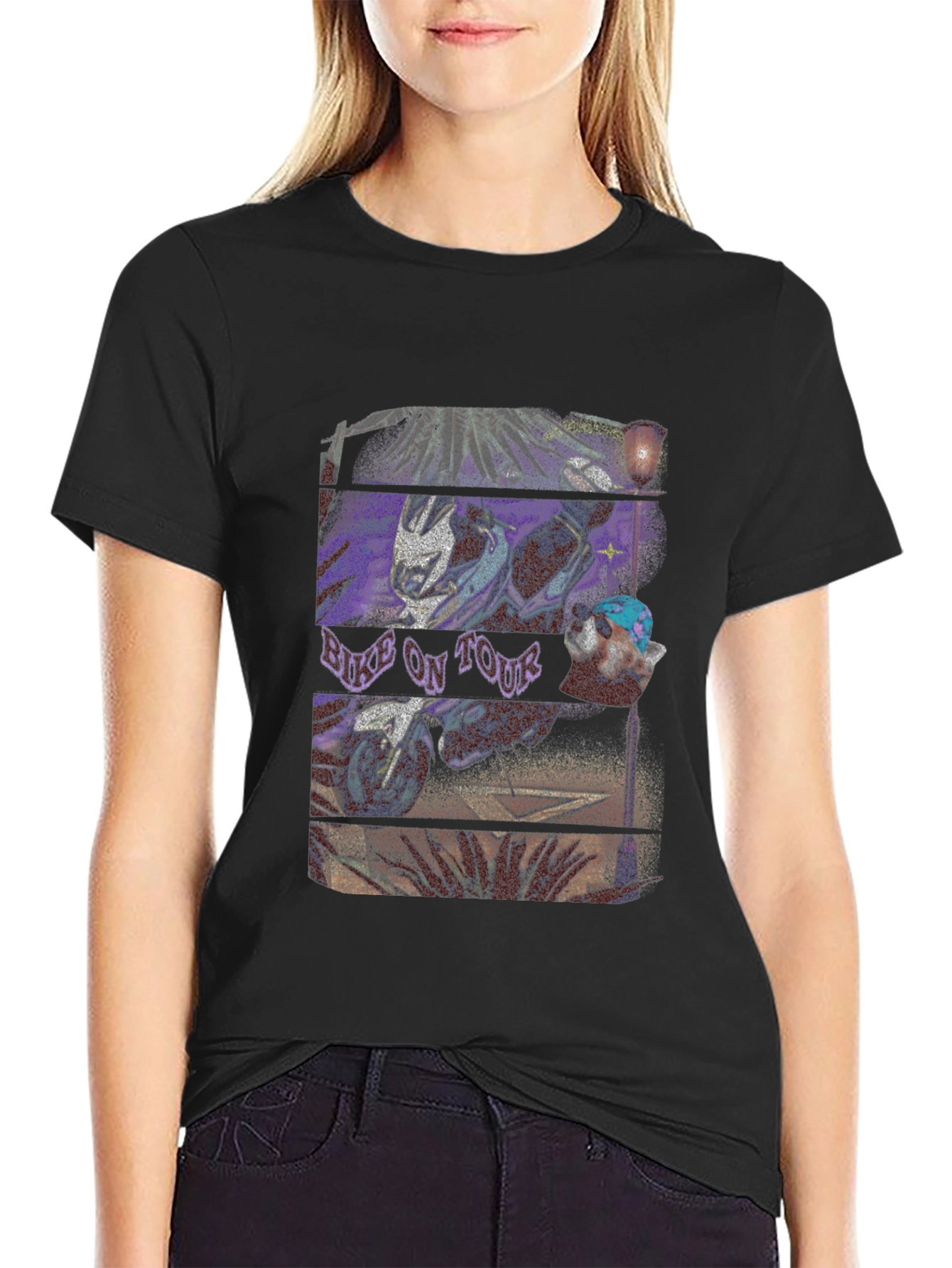 Bike On Tour Graphic T-Shirt