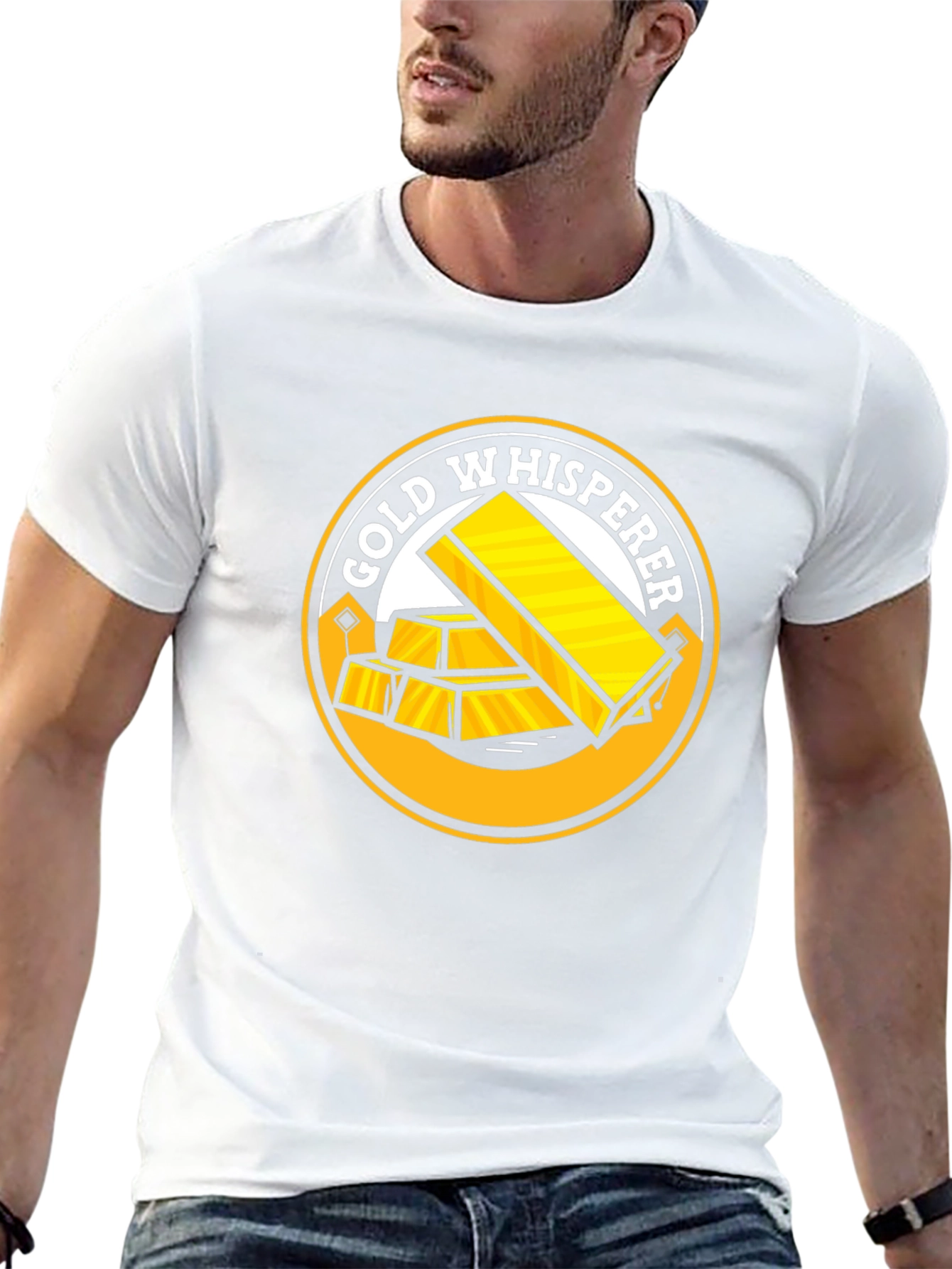 Gold Whisperer Black T-Shirt