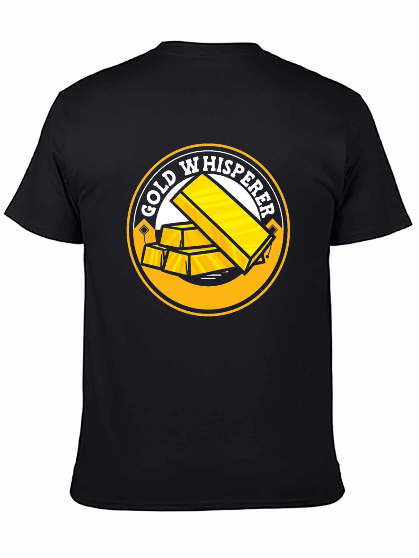 Gold Whisperer Black T-Shirt