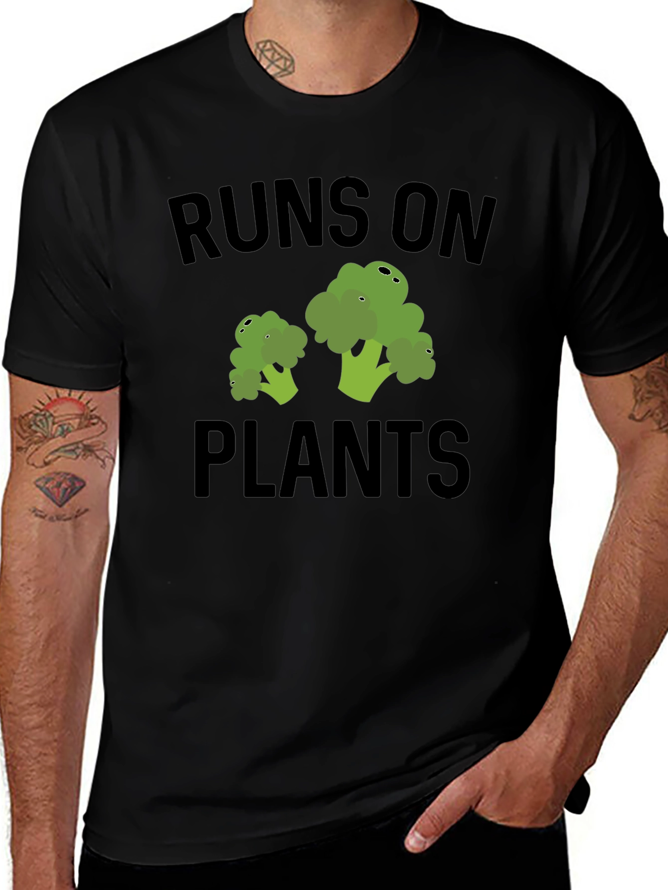Runs on Plants Vegan T-Shirt