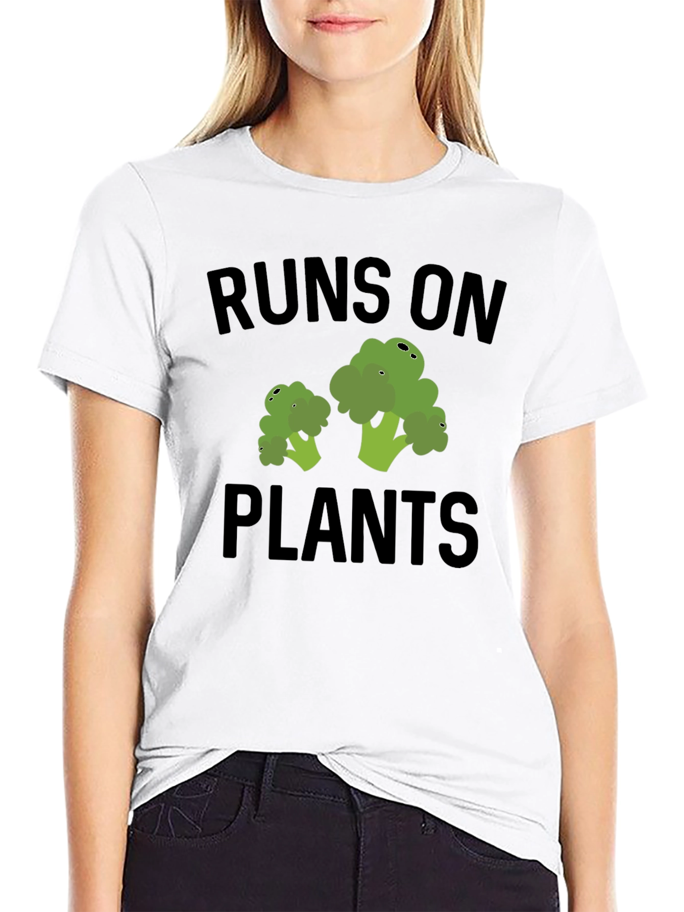 Runs on Plants Vegan T-Shirt