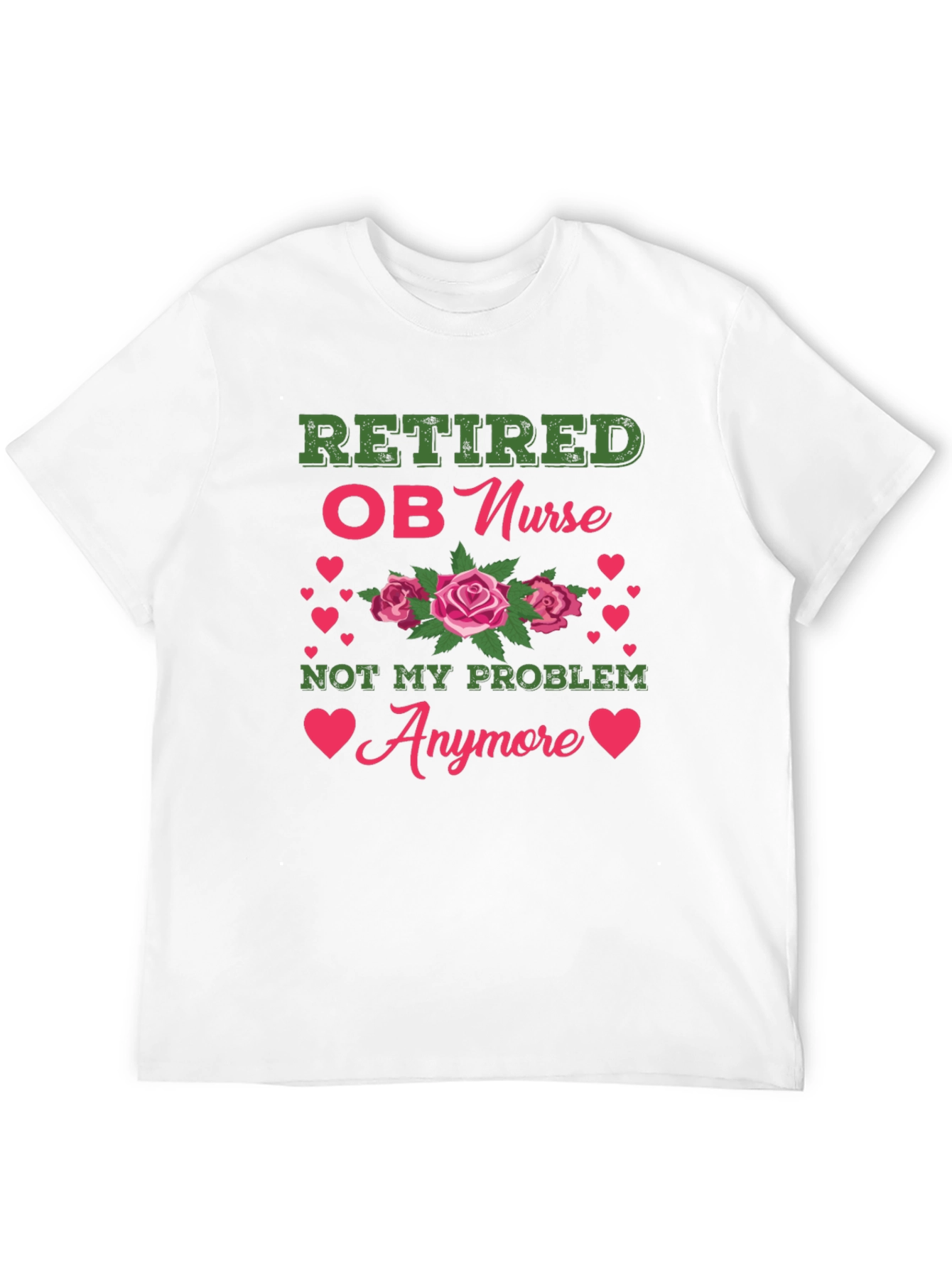 Retired OB Nurse Graphic Tee