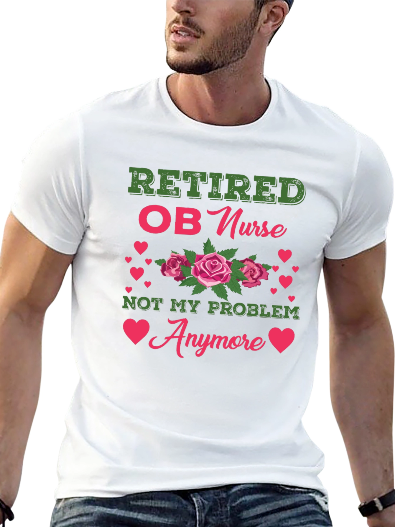 Retired OB Nurse Graphic Tee