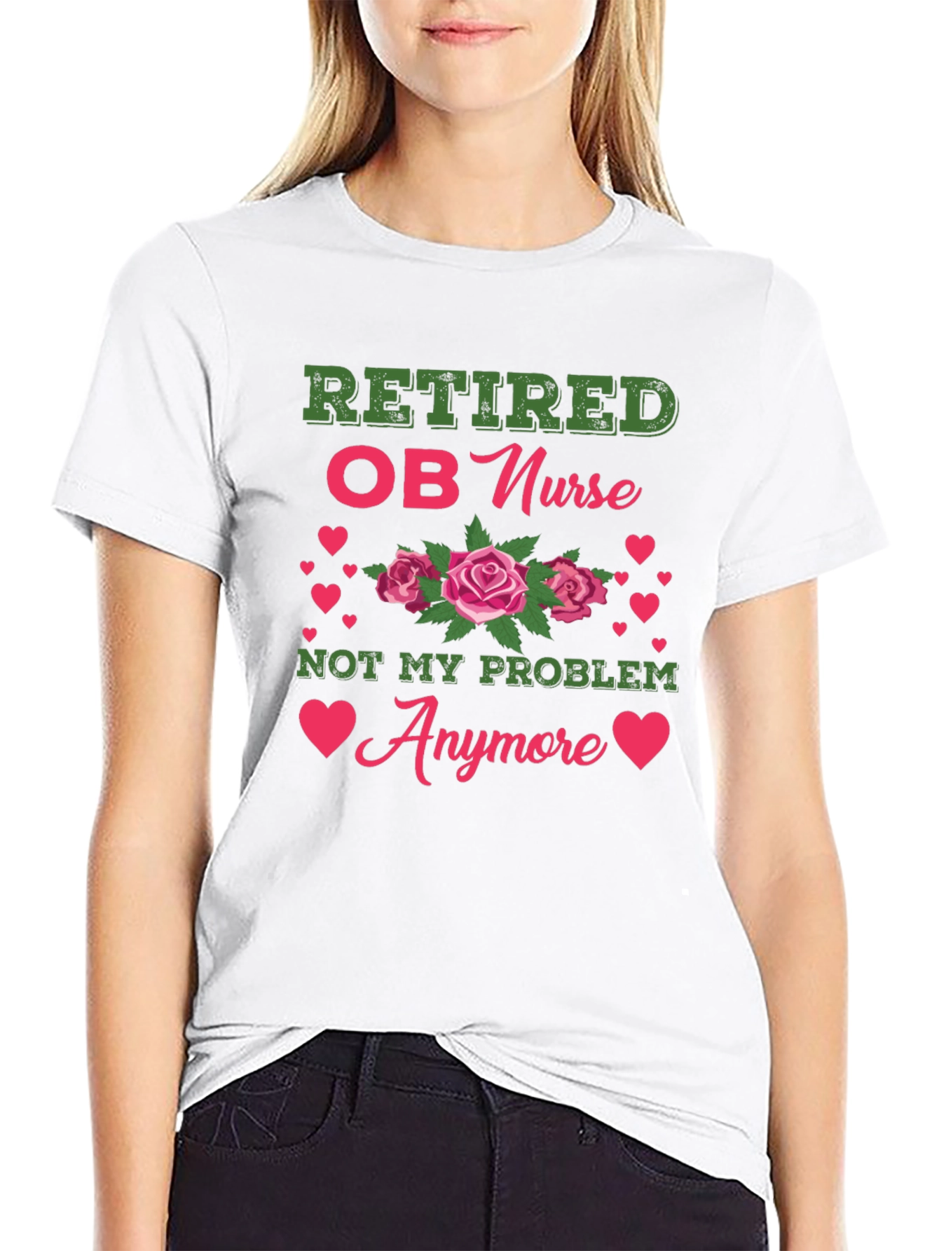 Retired OB Nurse Graphic Tee