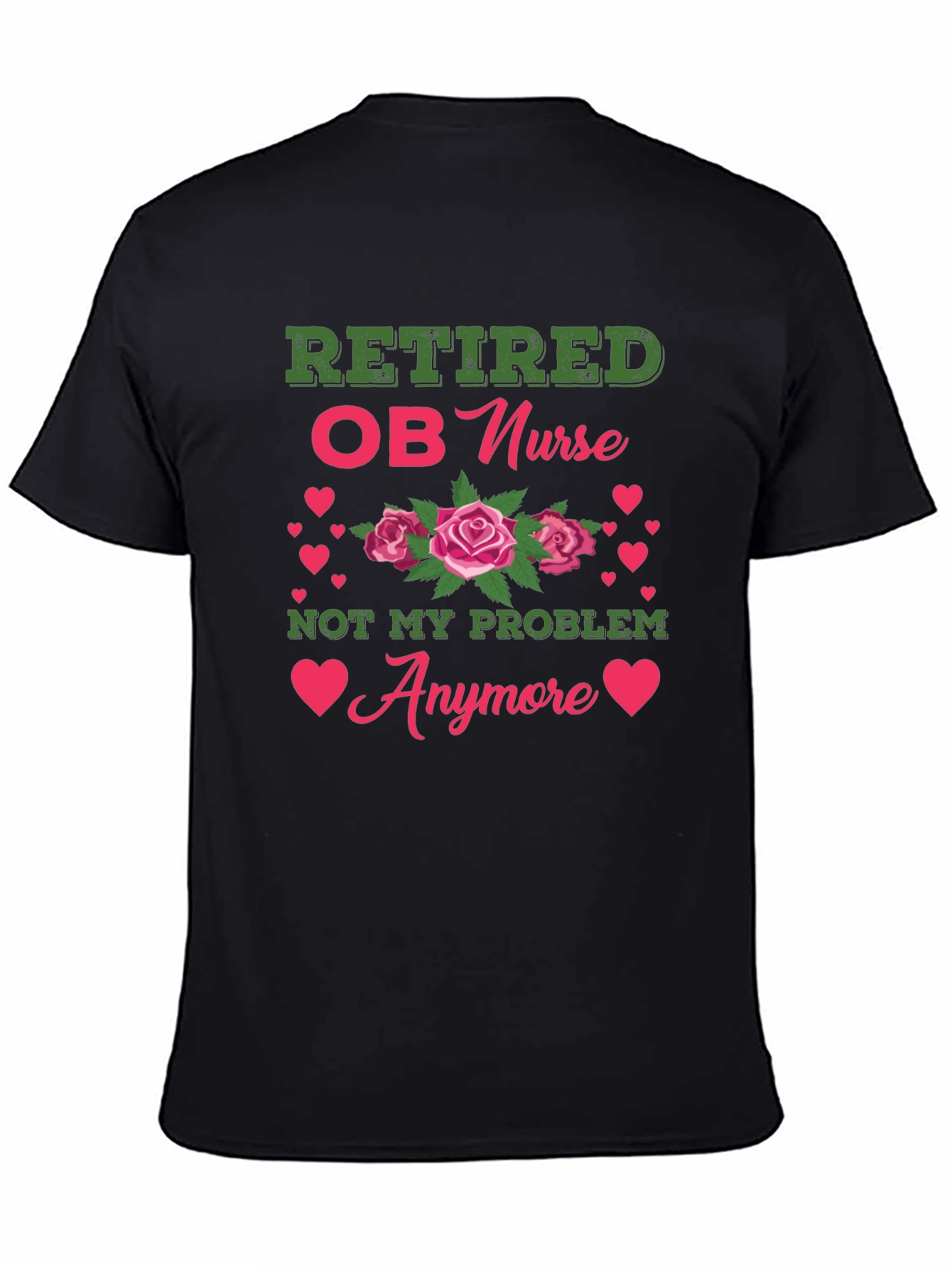 Retired OB Nurse Graphic Tee