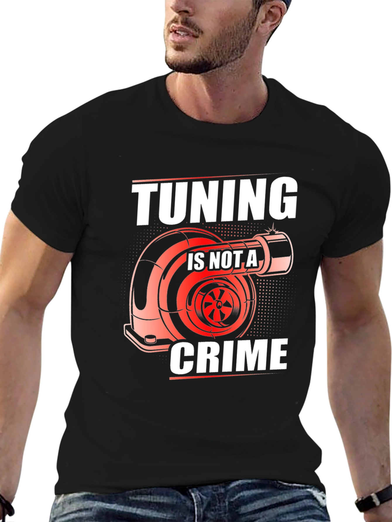 Tuning Is Not A Crime Graphic Tee