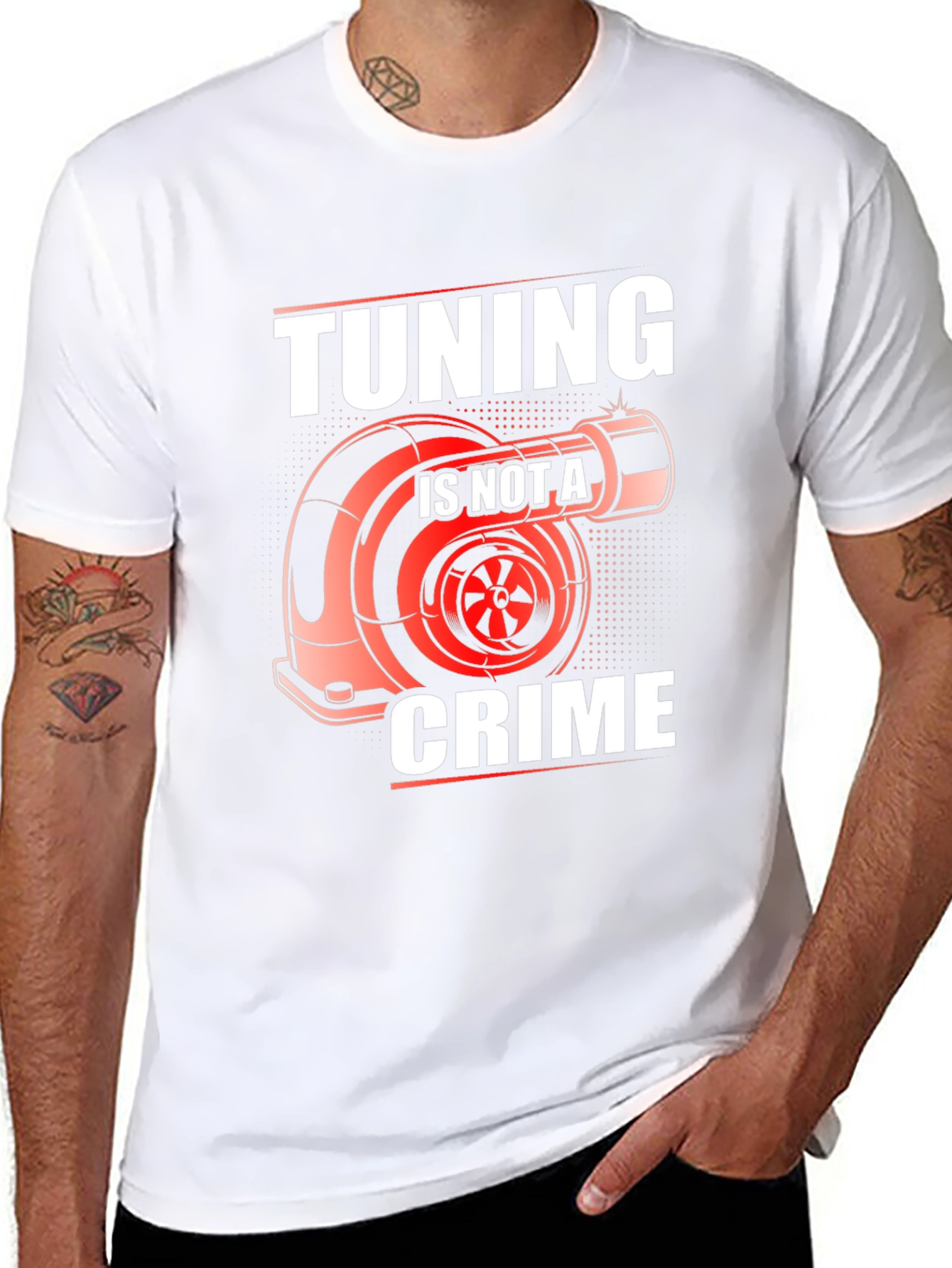 Tuning Is Not A Crime Graphic Tee
