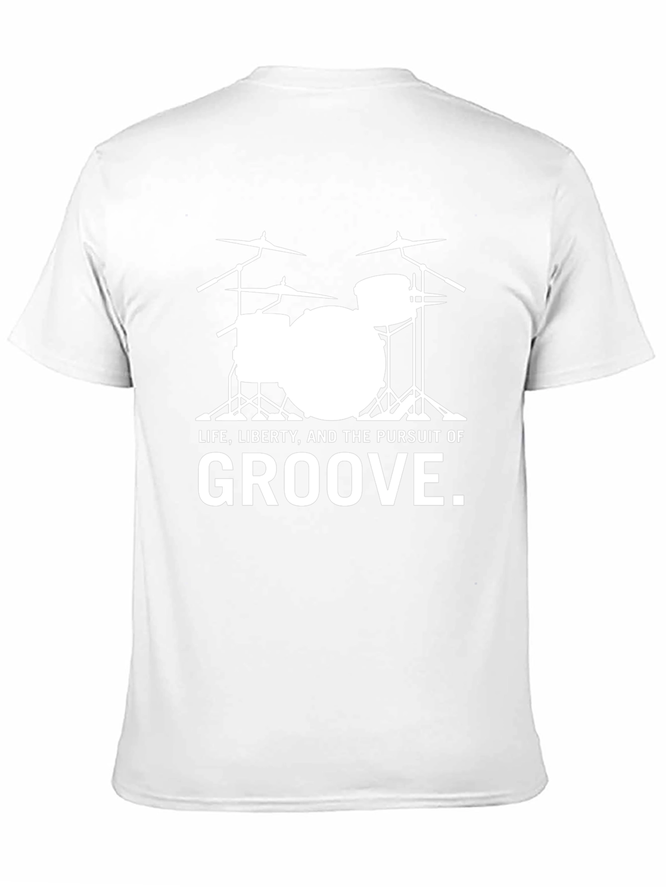 Groove Pursuit Drummer T-Shirt - Black Cotton Tee