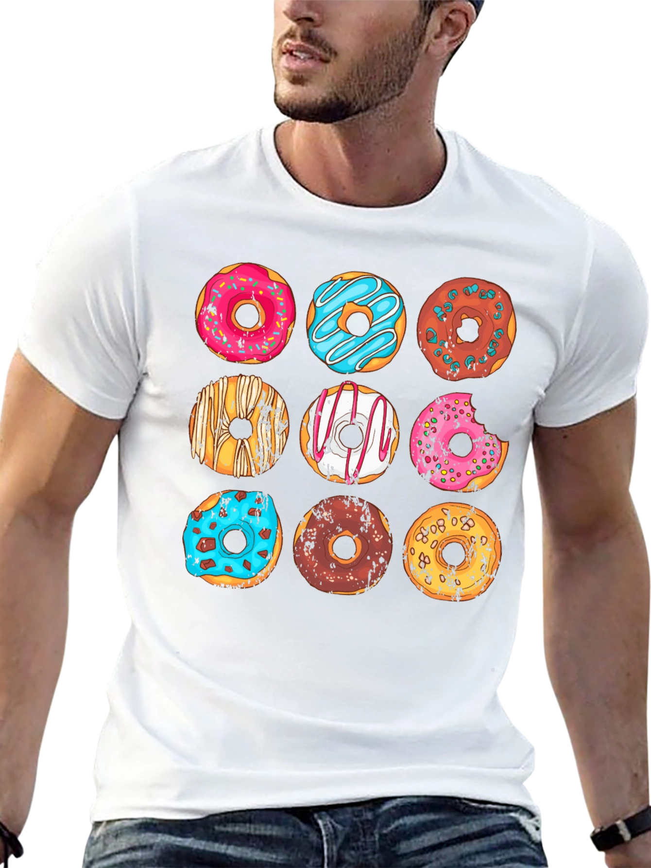 Donut Lovers T-Shirt: Delicious Doughnut Graphic Tee