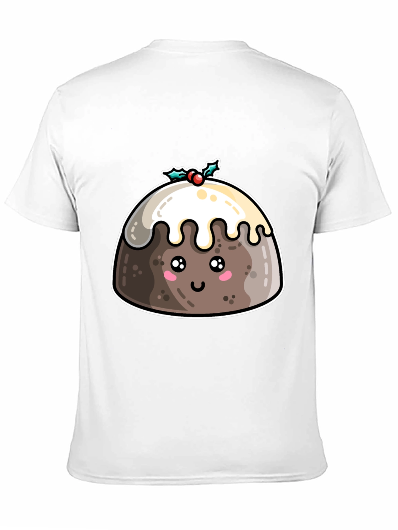Cute Christmas Pudding T-Shirt - Holiday Festive Tee