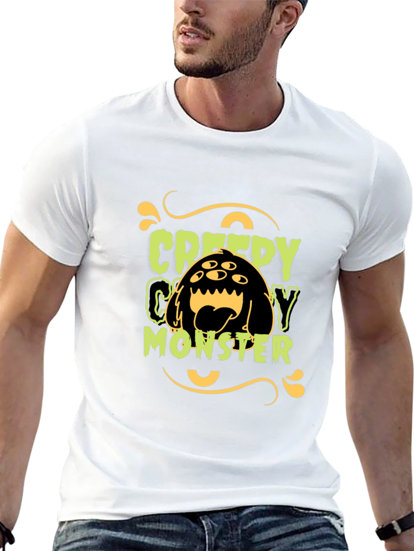 Creepy Candy Monster Graphic Tee