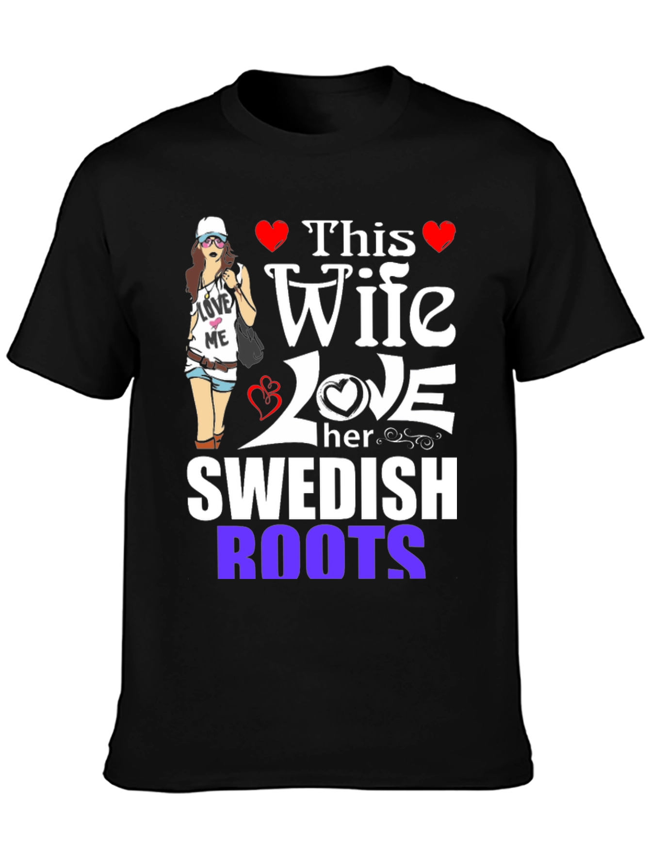 Wife Loves Swedish Roots Graphic Tee