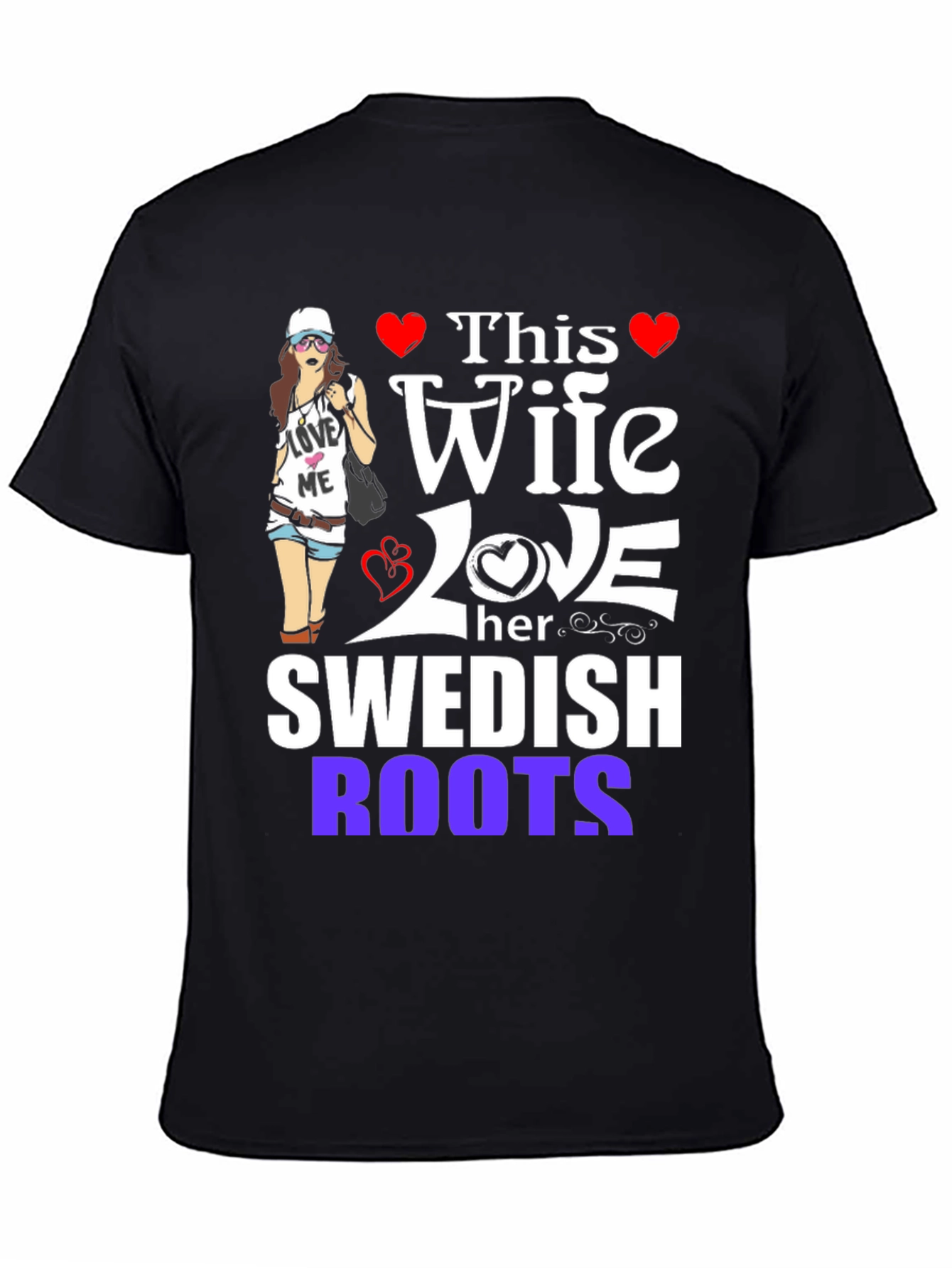 Wife Loves Swedish Roots Graphic Tee