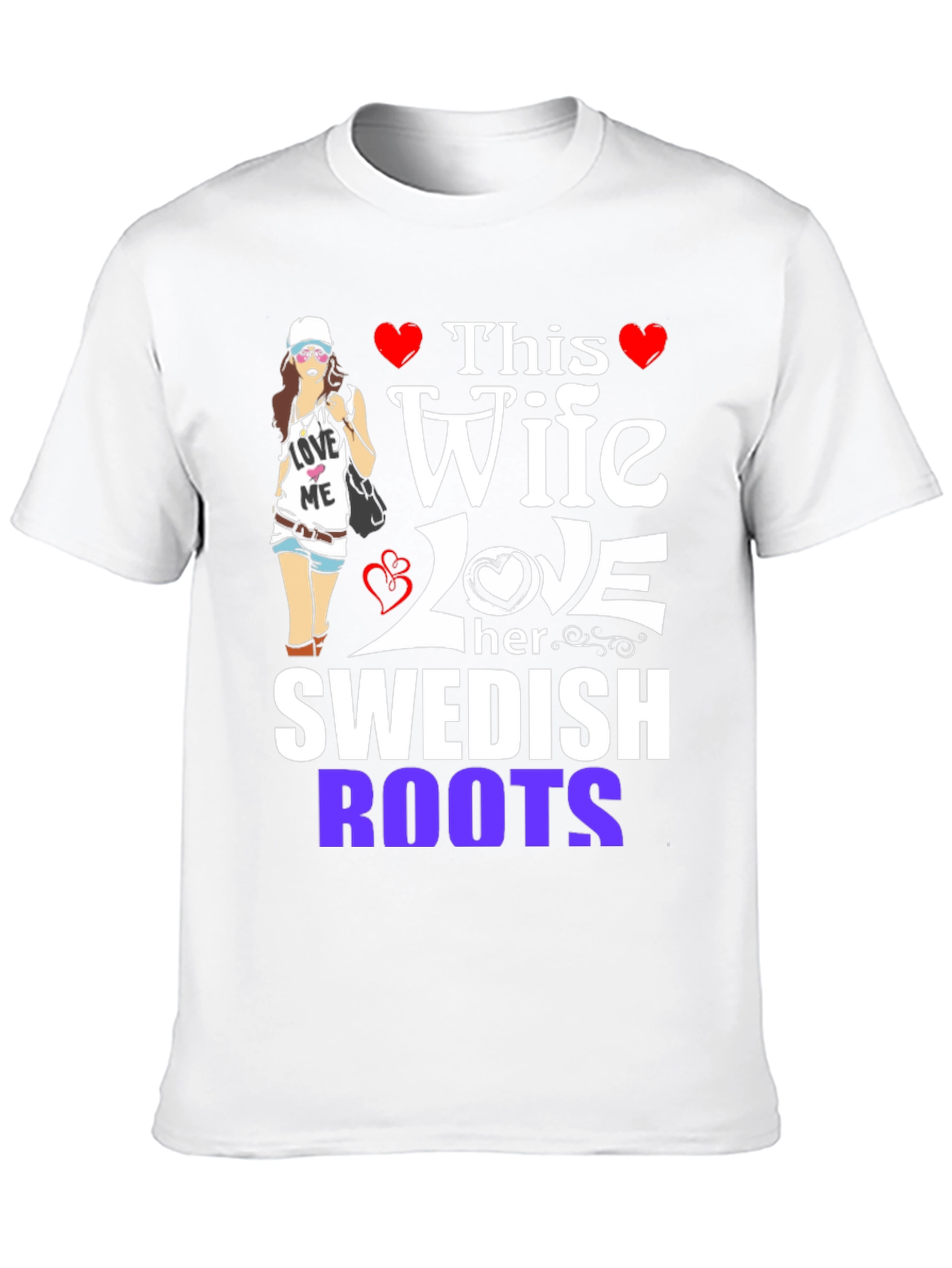 Wife Loves Swedish Roots Graphic Tee