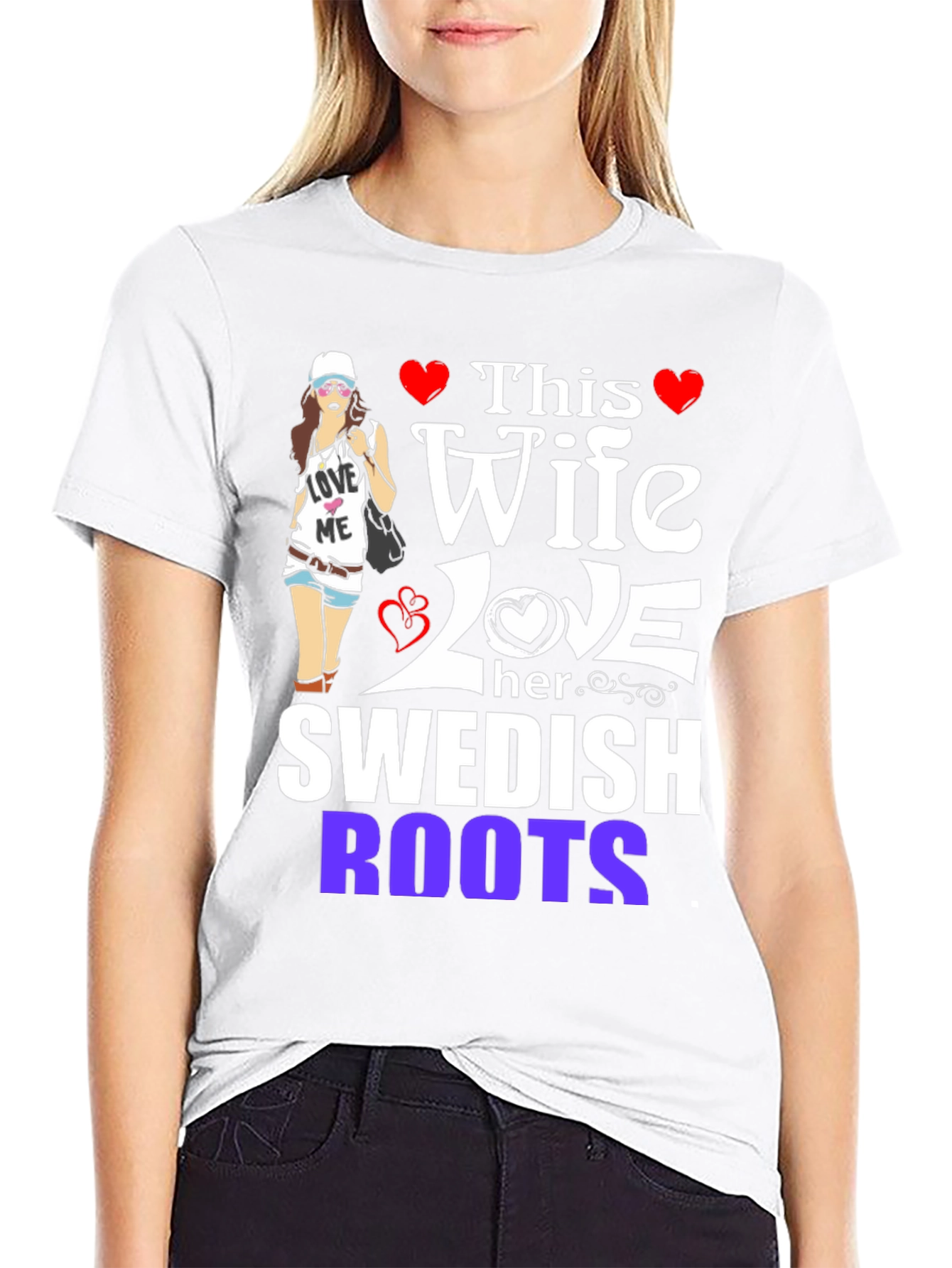 Wife Loves Swedish Roots Graphic Tee