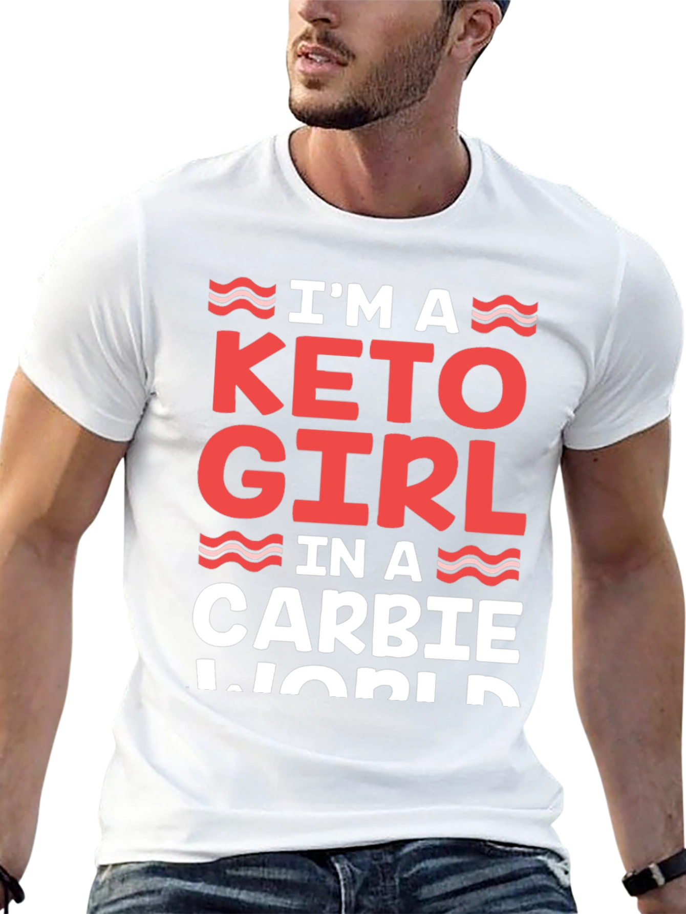 Keto Girl in a Carbie World T-Shirt