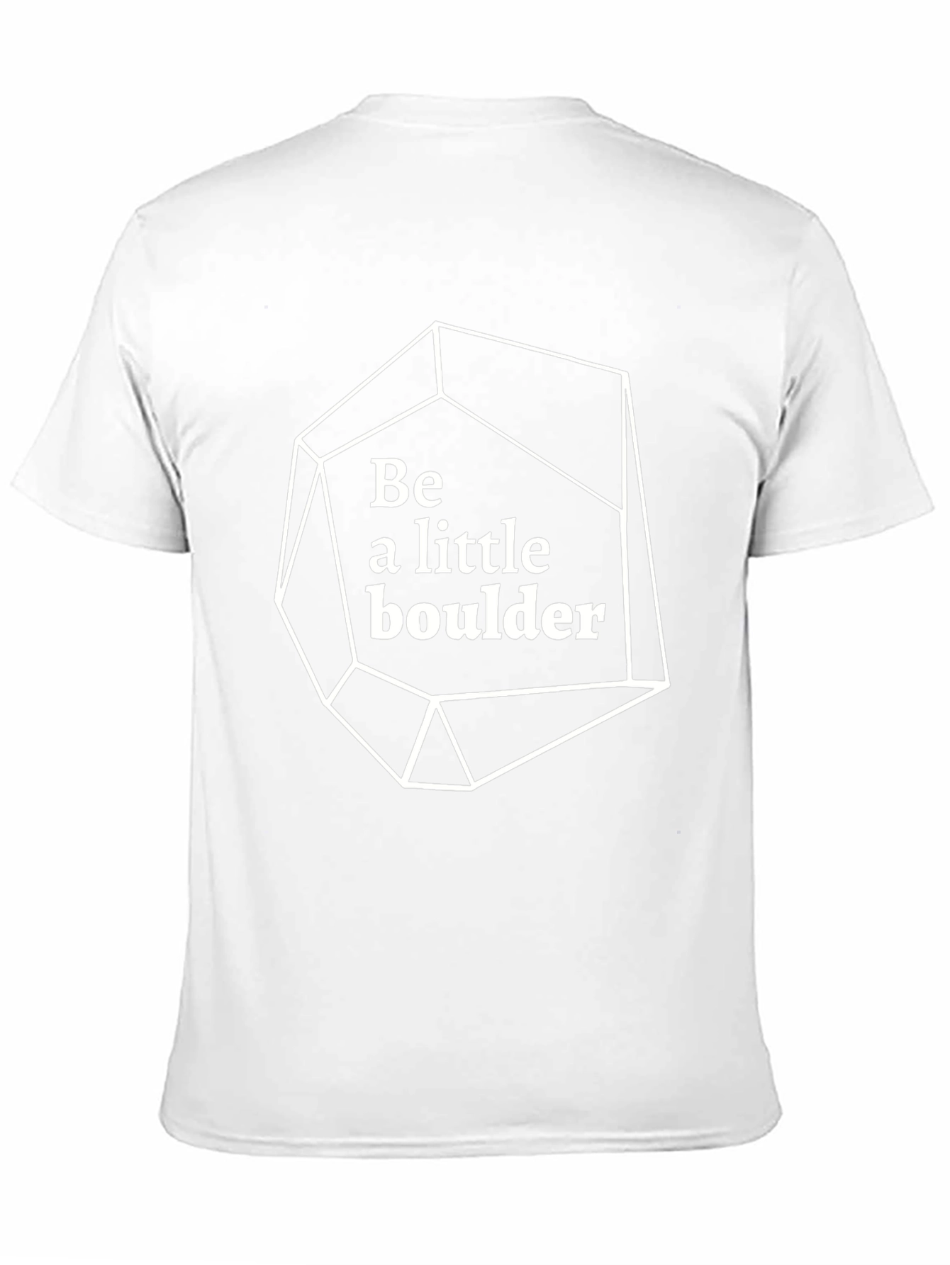 Be A Little Boulder Black Graphic Tee