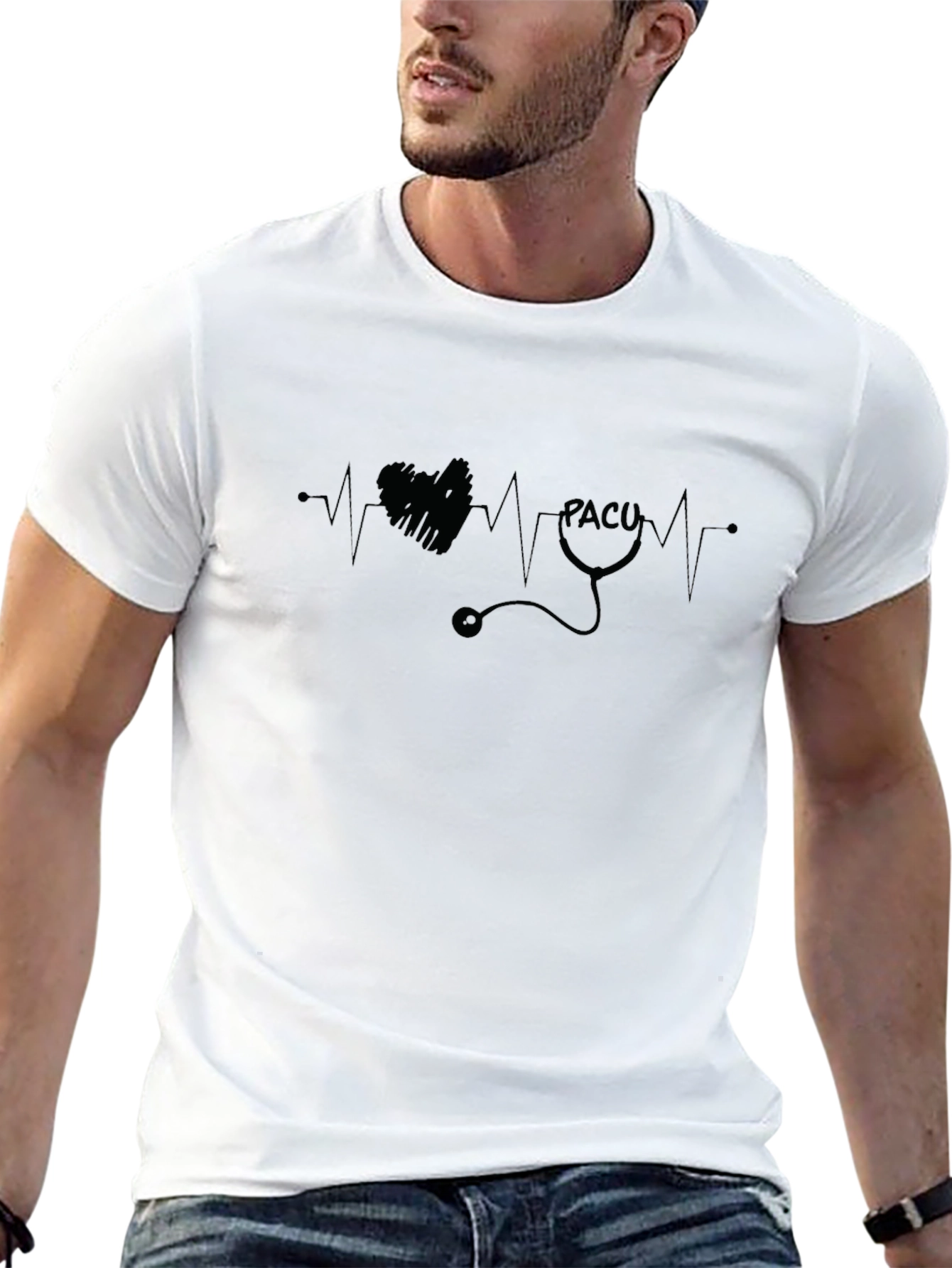 PACU Heartbeat Graphic Tee