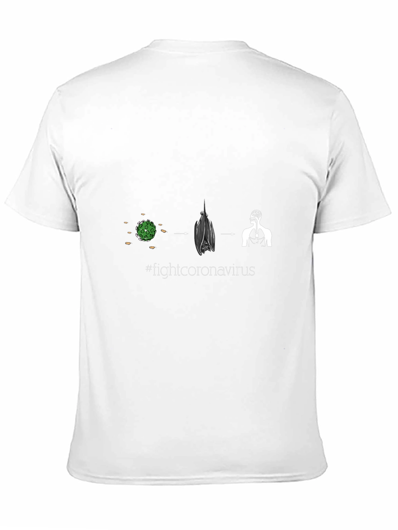 Fight Coronavirus Black T-Shirt