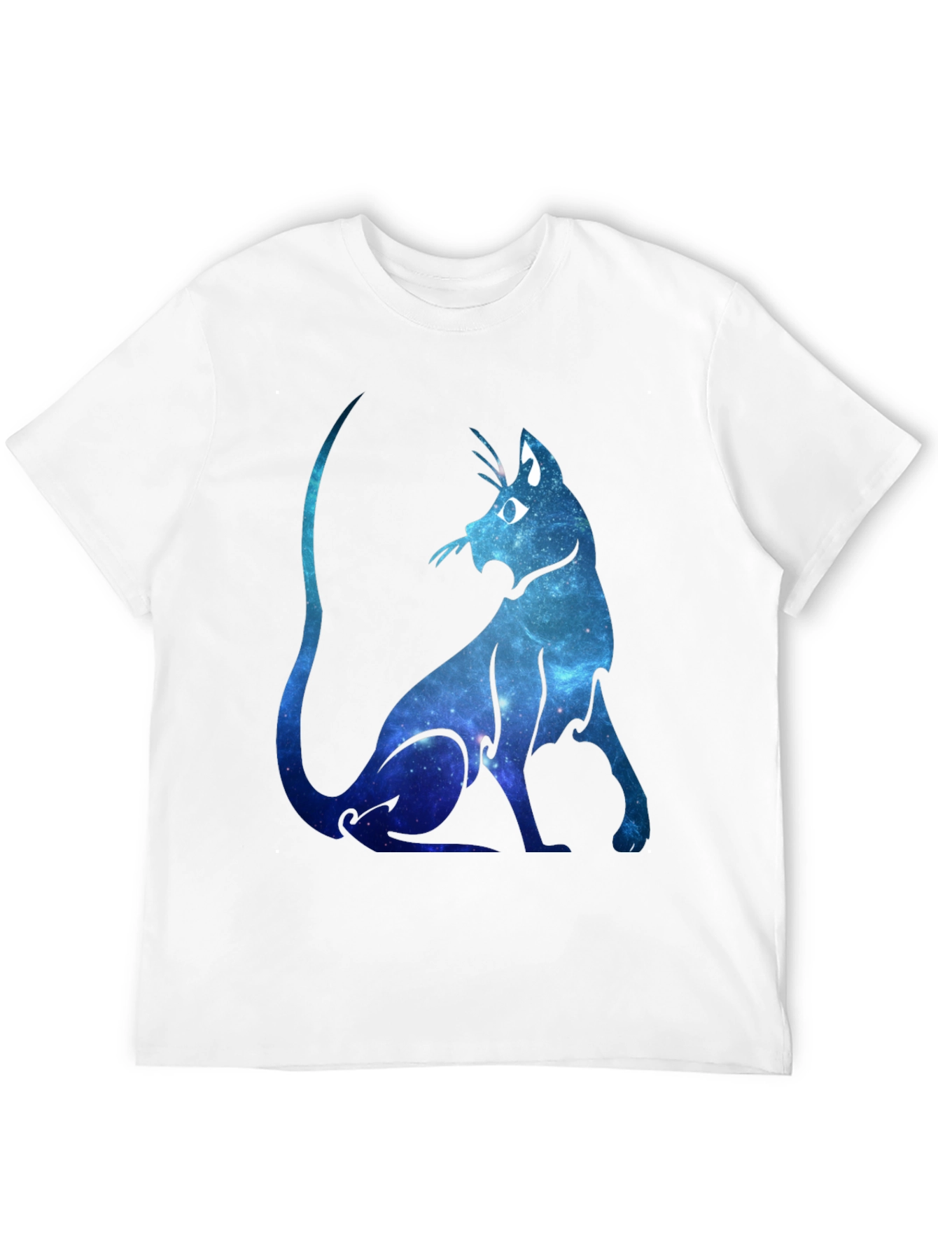 Galaxy Cat Graphic T-Shirt - Stylish Unisex Tee