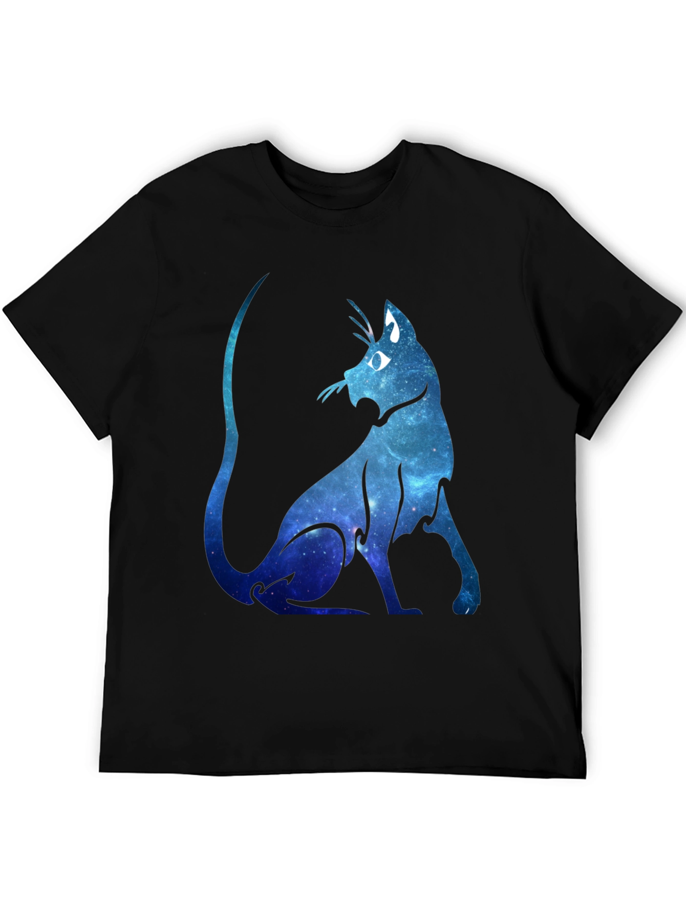 Galaxy Cat Graphic T-Shirt - Stylish Unisex Tee