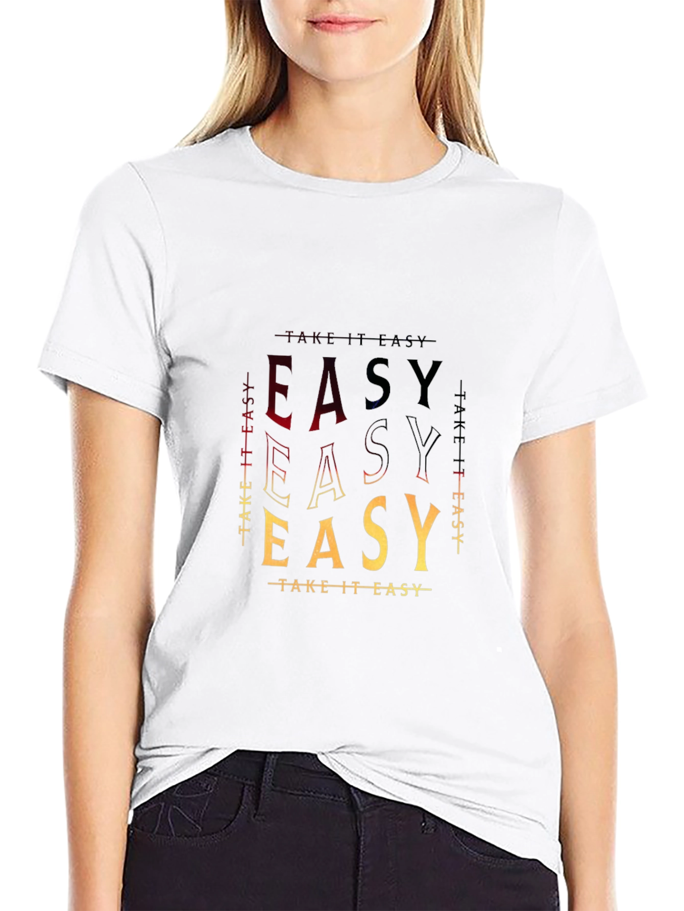 Take It Easy T-Shirt - Stylish Graphic Tee
