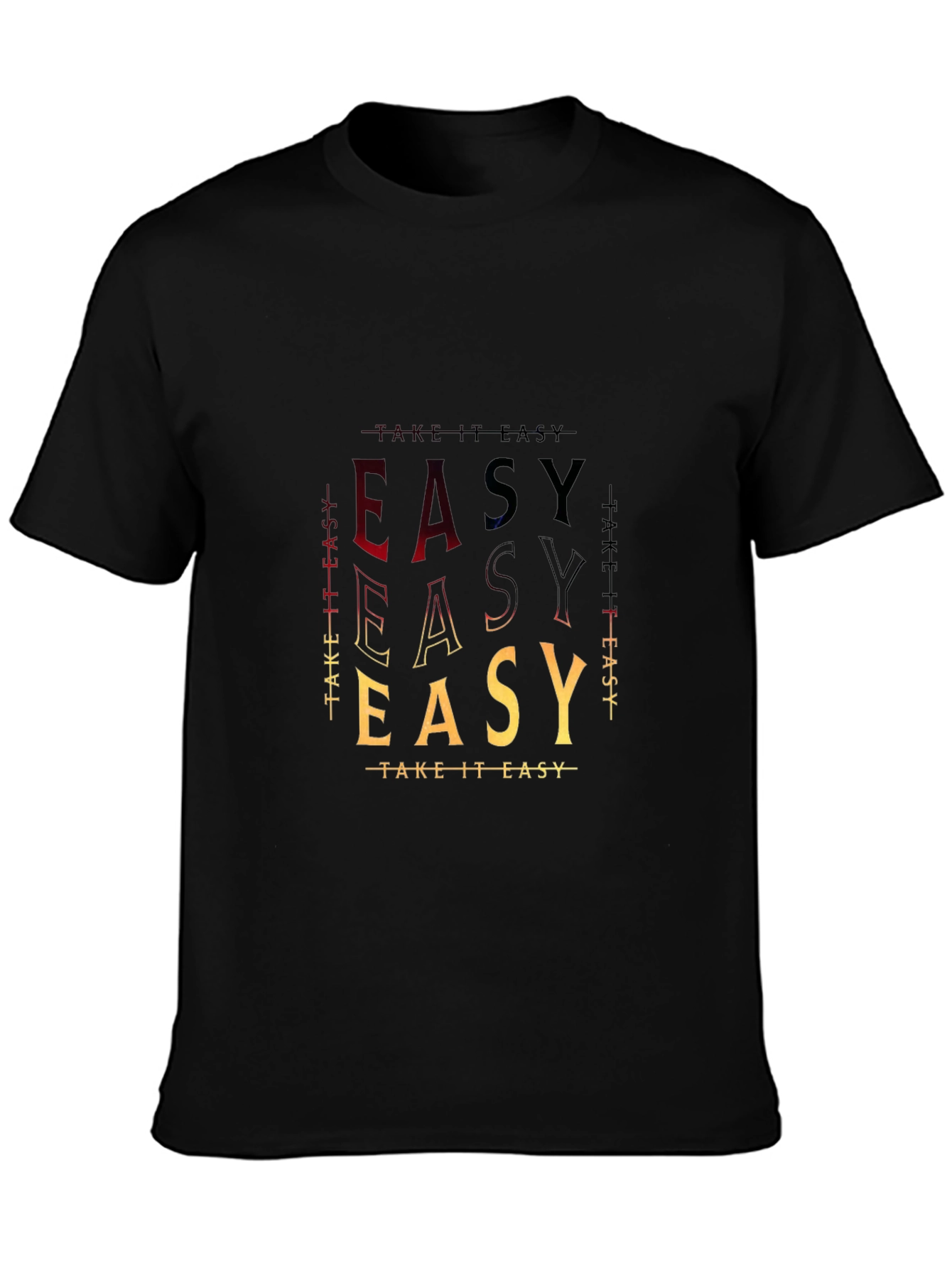 Take It Easy T-Shirt - Stylish Graphic Tee