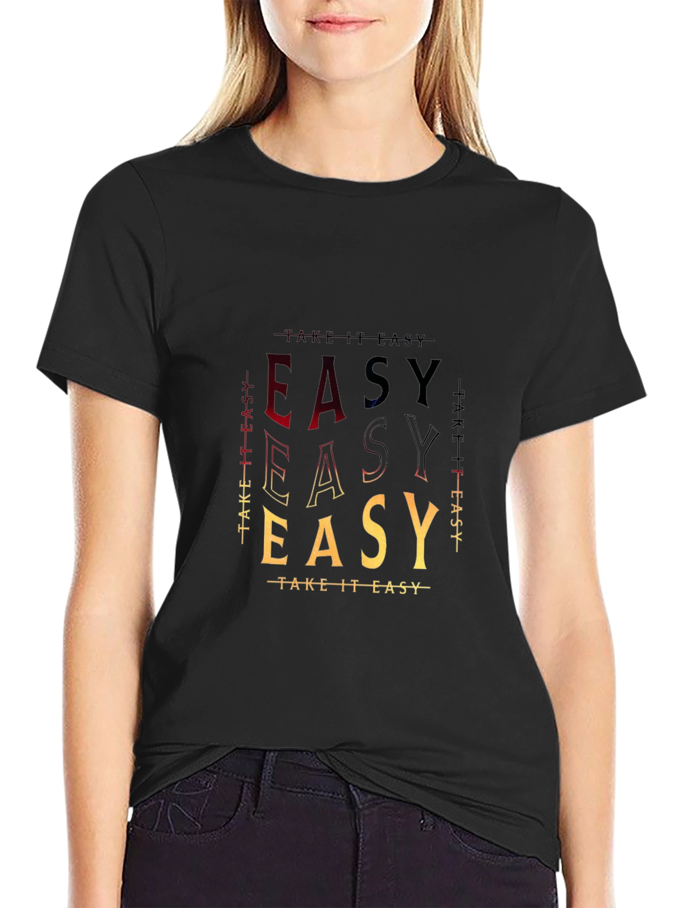 Take It Easy T-Shirt - Stylish Graphic Tee