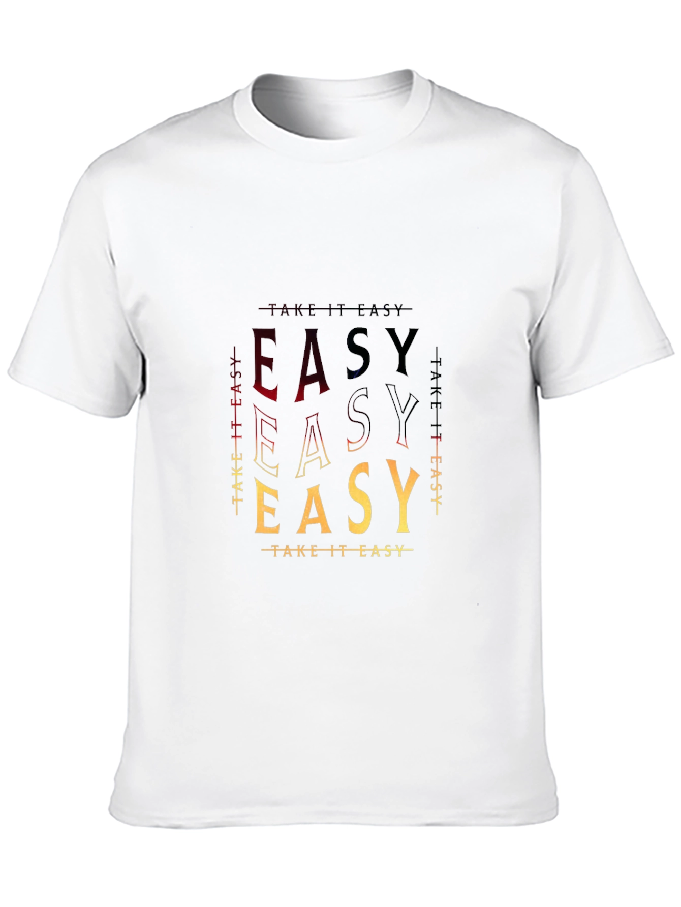 Take It Easy T-Shirt - Stylish Graphic Tee